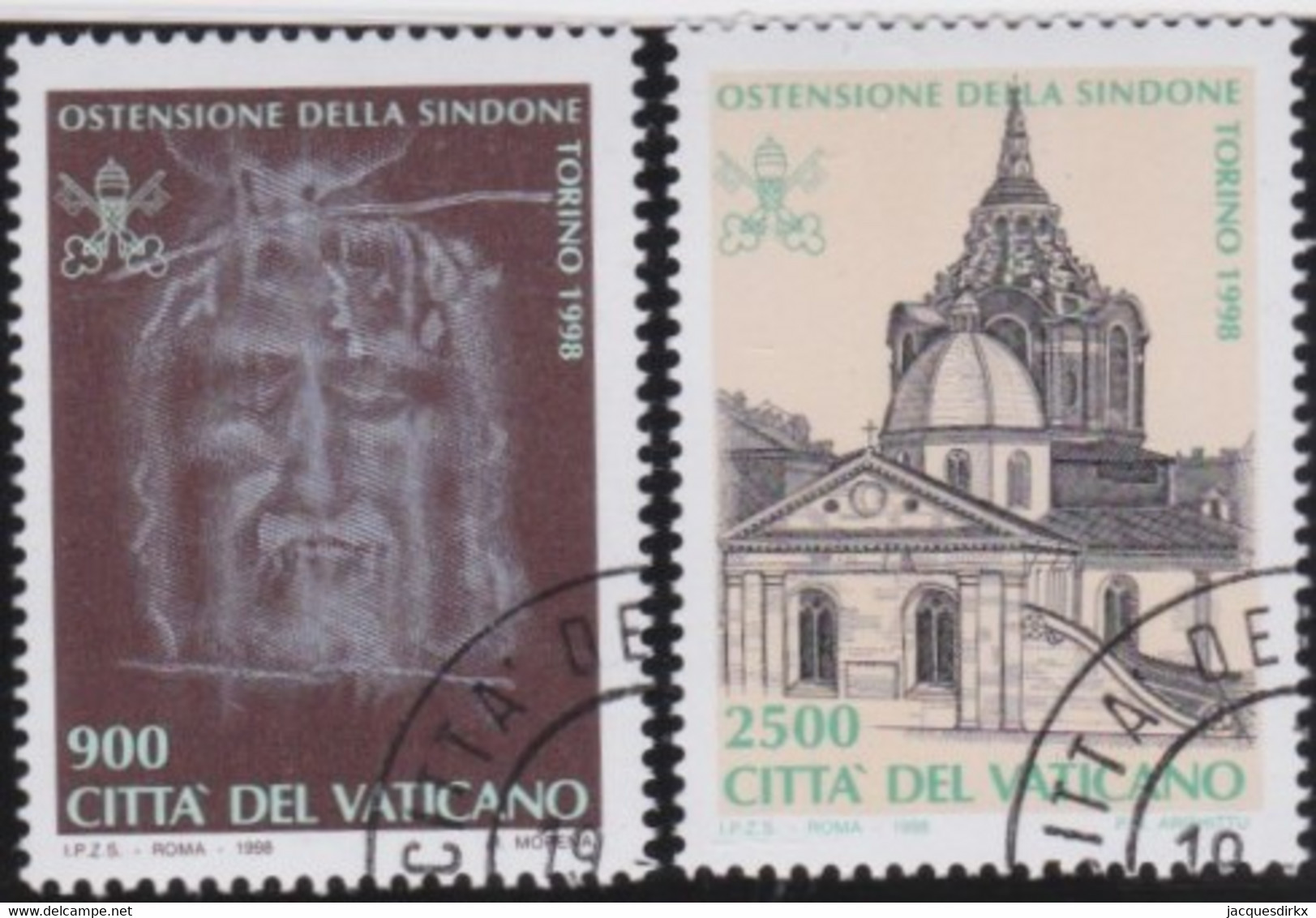 Vatican   .   Y&T   .   1106/1107       .      O     .    Cancelled  .   /   .  Oblitéré - Usados