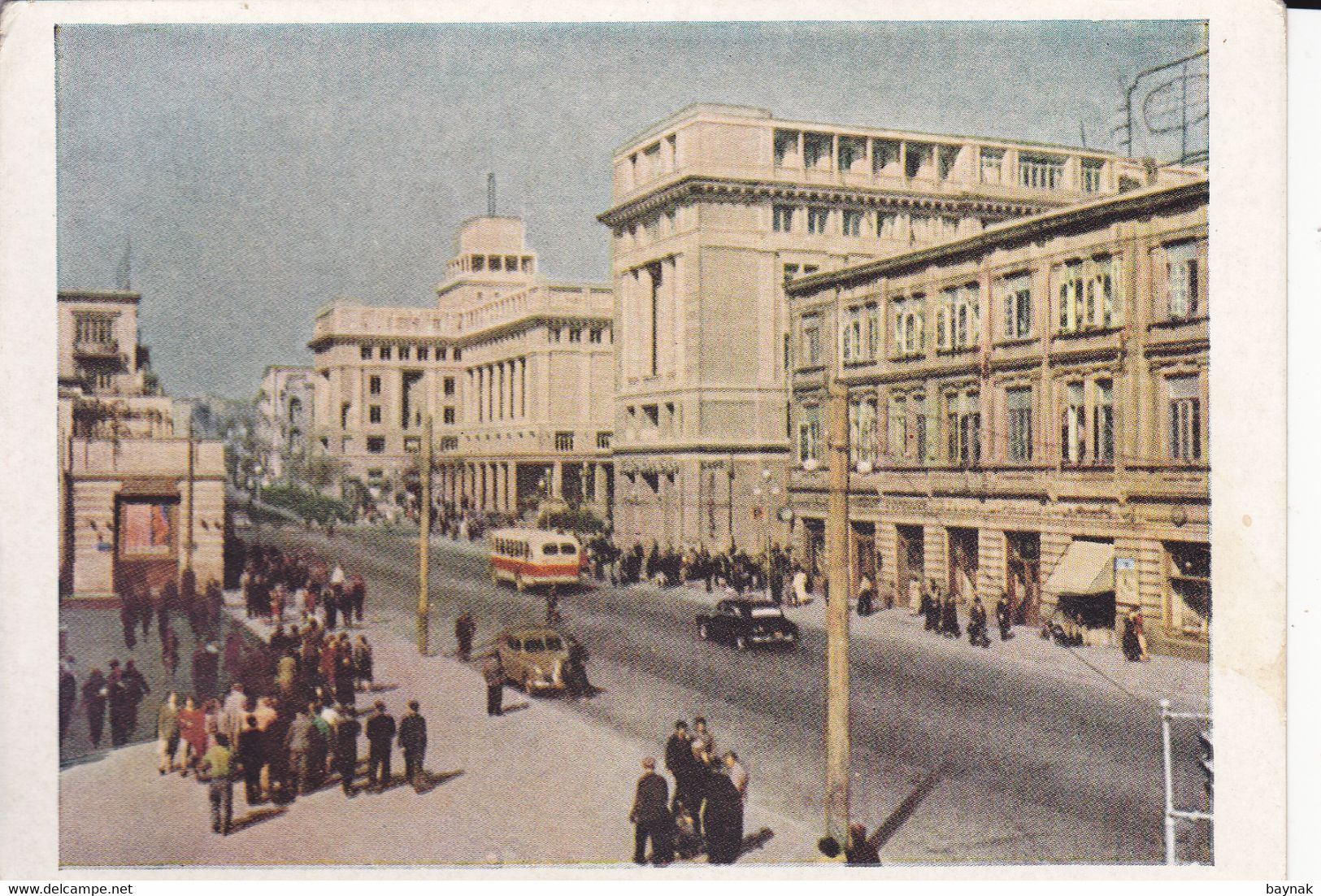 AZ5  --  BAKU  --  KIROV AVENUE  --  TROLLEYBUS - Azerbaiyan