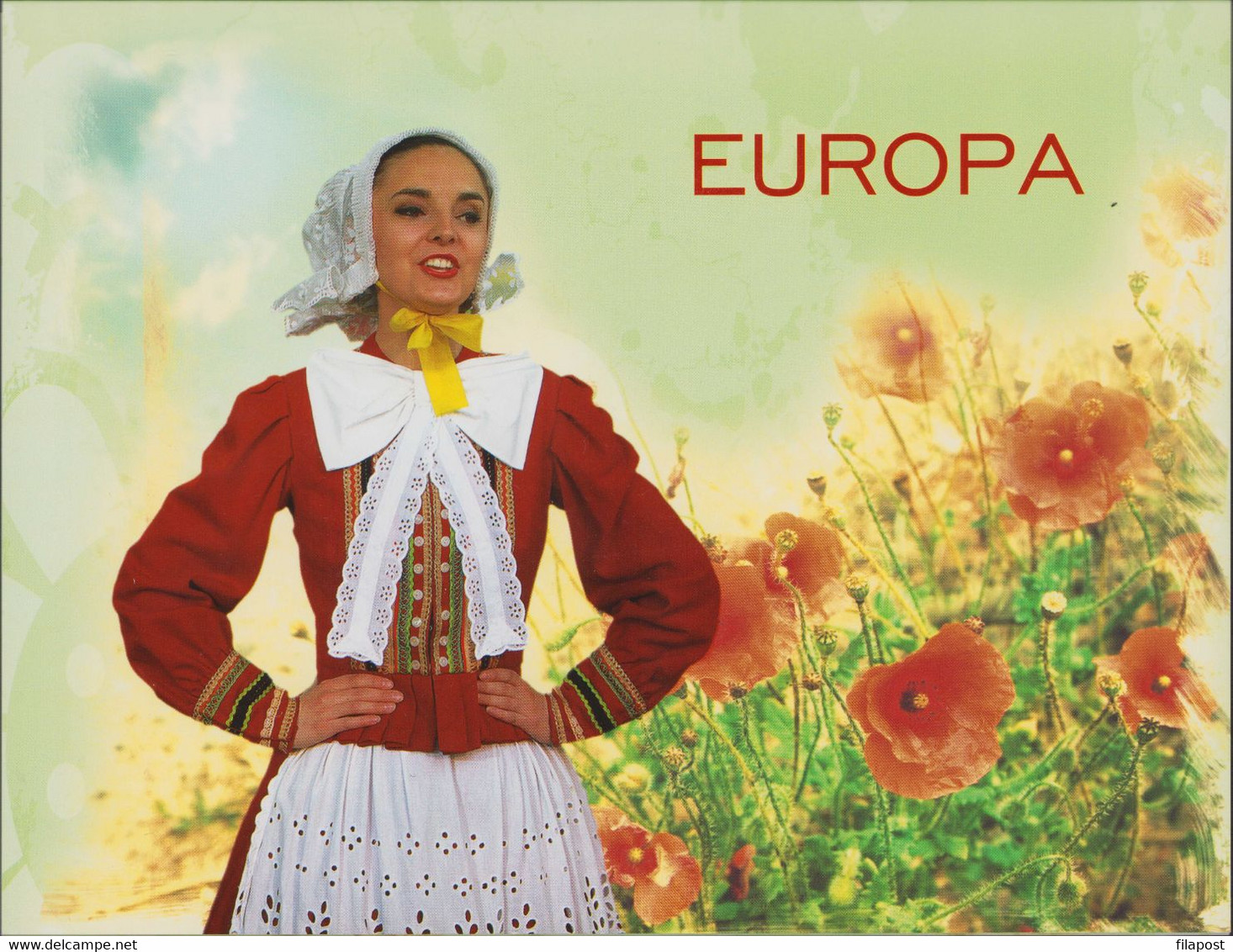 POLAND 2014 Booklet With Stamps + FDC, Europa National Musical Instruments, Bagpipes, Lady Women Dance Violin F - Briefe U. Dokumente