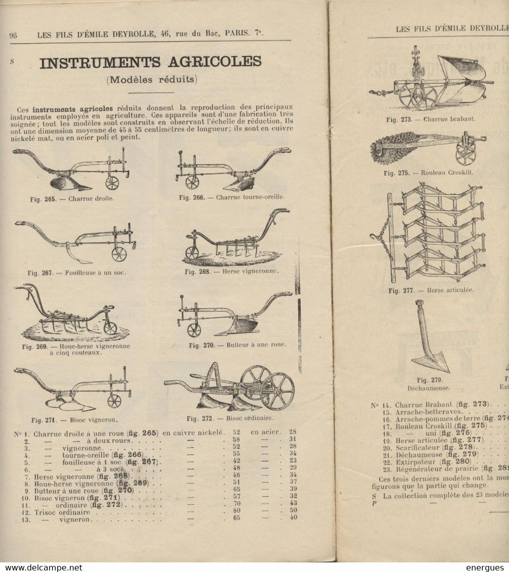 Catalogue Mobilier Enseignement, Les Fils D'Emile Deyrolle,fraçais, Espagnol,agriculture ,physique, Chimie, 168 P, Scola - Matériel Et Accessoires