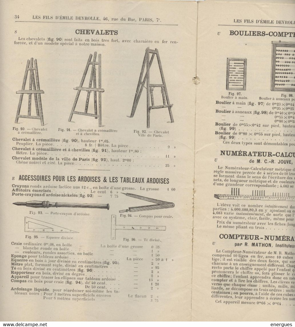 Catalogue Mobilier Enseignement, Les Fils D'Emile Deyrolle,fraçais, Espagnol,agriculture ,physique, Chimie, 168 P, Scola - Matériel Et Accessoires