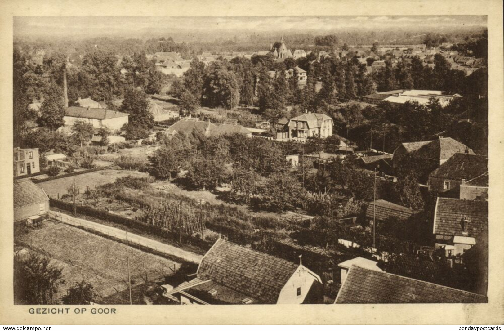 Nederland, GOOR, Gezicht Op Het Dorp (1920s) Ansichtkaart - Goor