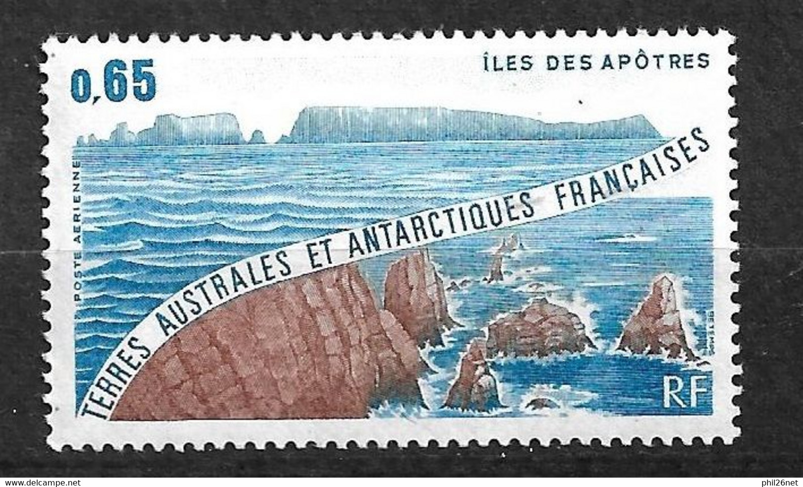 TAAF  Poste Aérienne  N° 73  Île Des Apôtres     Neuf * * TB = MNH VF  Voir Scan  - Poste Aérienne