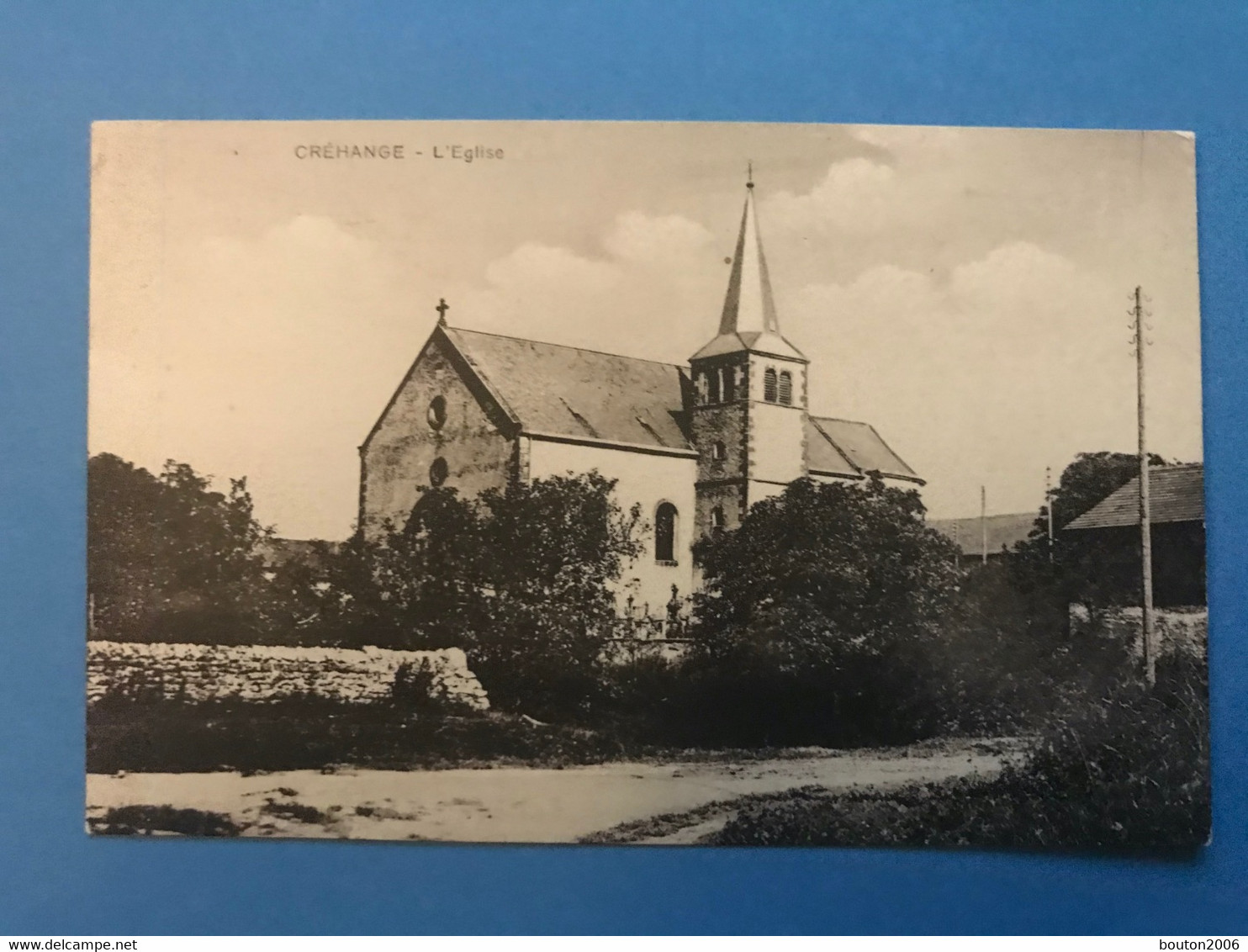 Créhange L'église Près De Faulquemont Elvange Fletrange - Saint-Avold