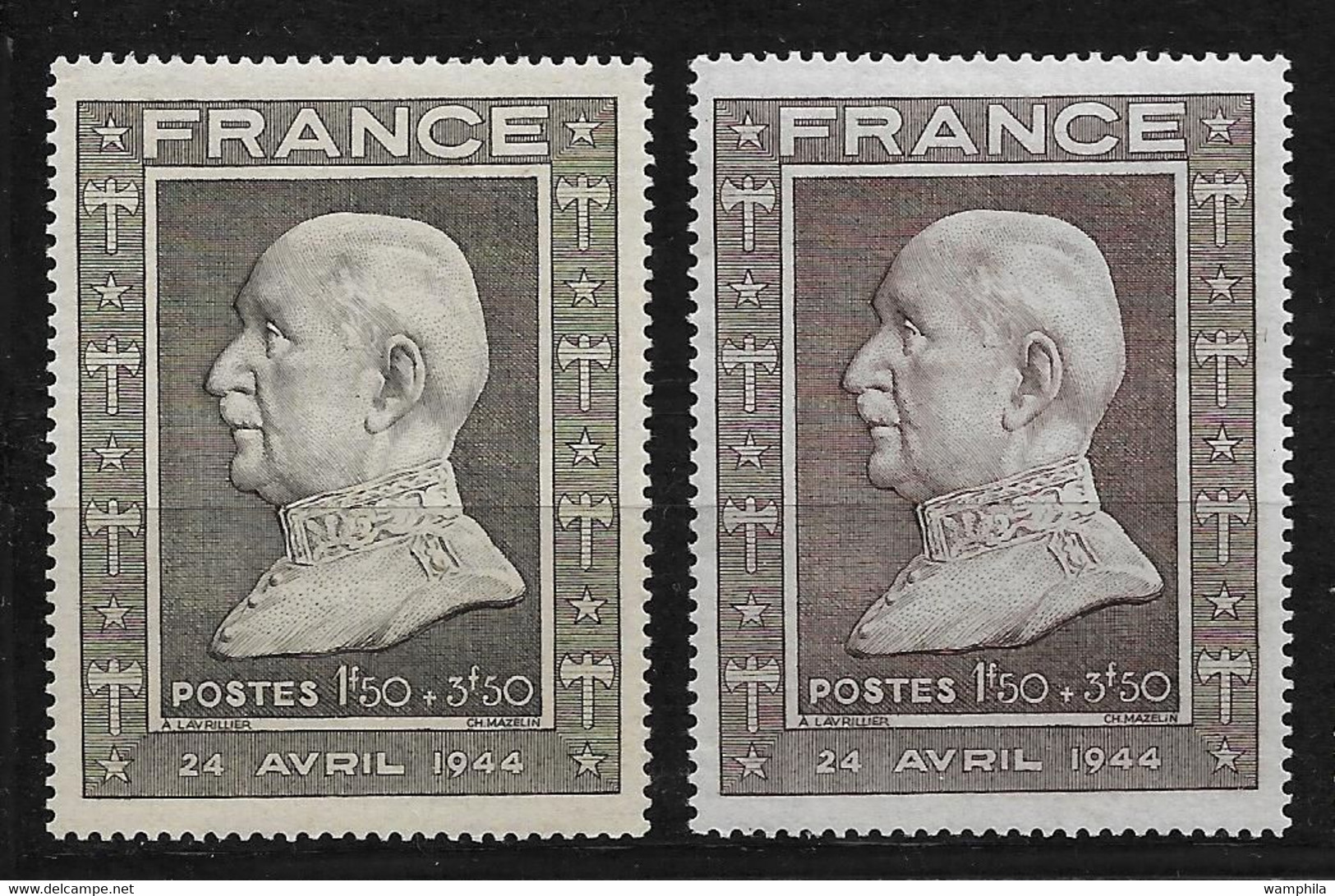 France un lot de variétés ( Couleurs, valeur omise, papier, etc)  (26timbres)