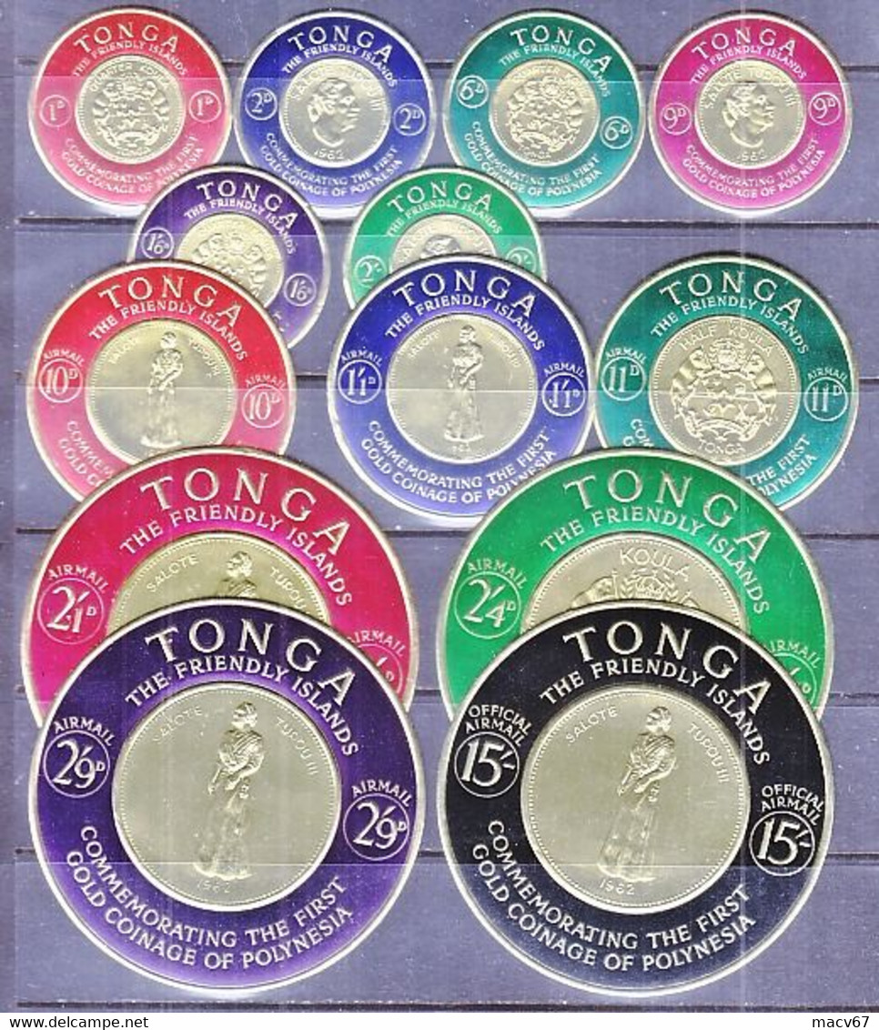 TONGA  128-133,  C1- C6, CO 7  **   COINS - Tonga (1970-...)