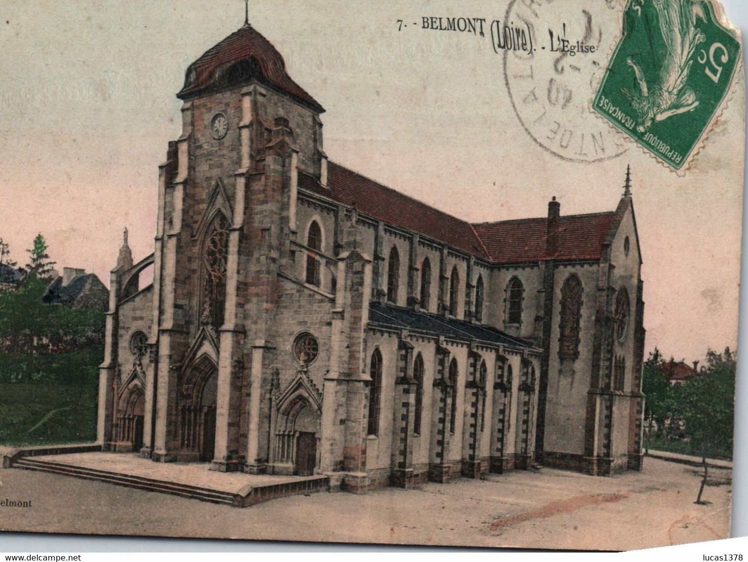 42 / BELMONT / L EGLISE / COLORISEE - Belmont De La Loire