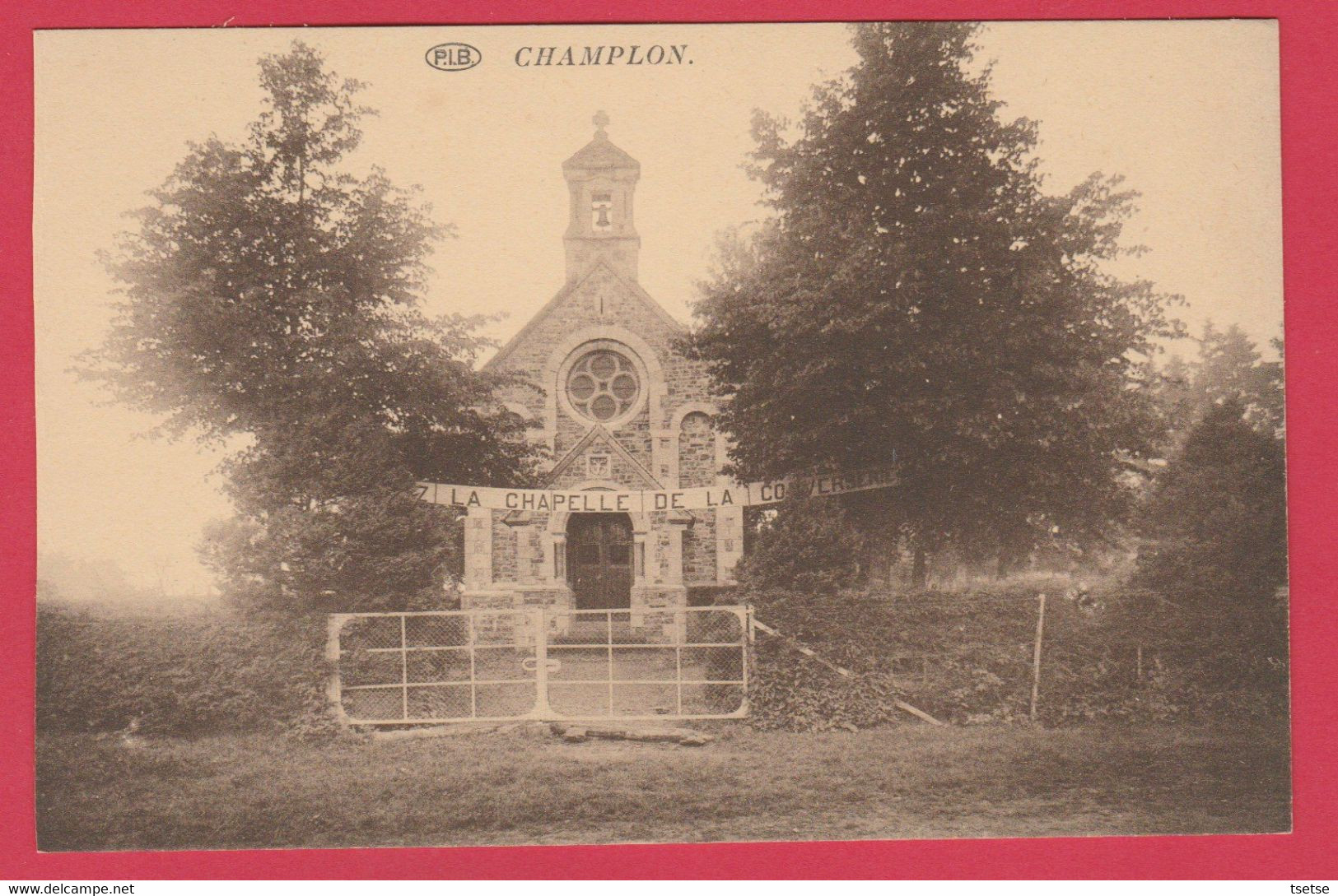 Champlon - La Chapelle De La Conserverie ( Voir Verso ) - Tenneville