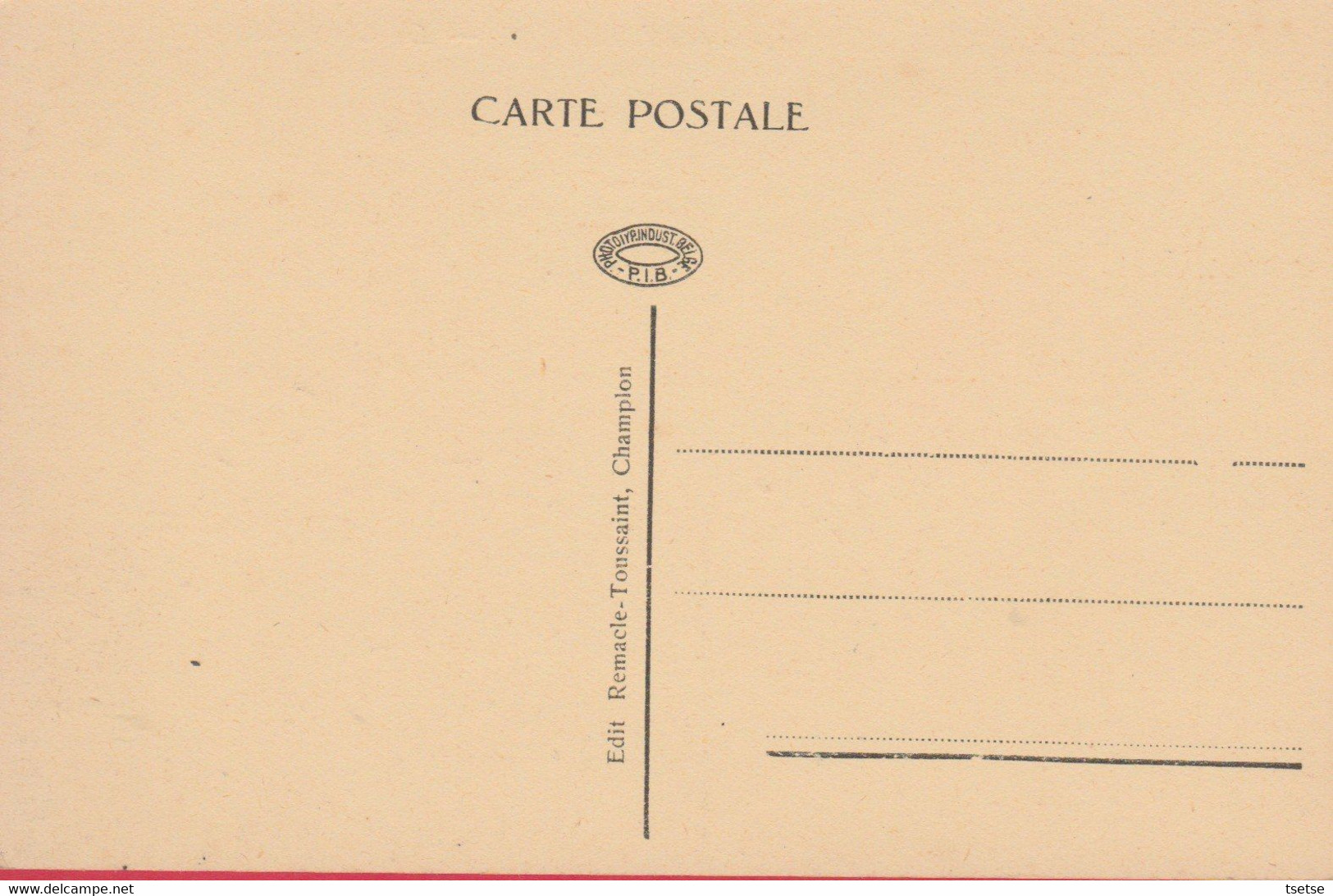 Champlon ( La Conserverie ) - La Chapelle  ( Voir Verso ) - Tenneville