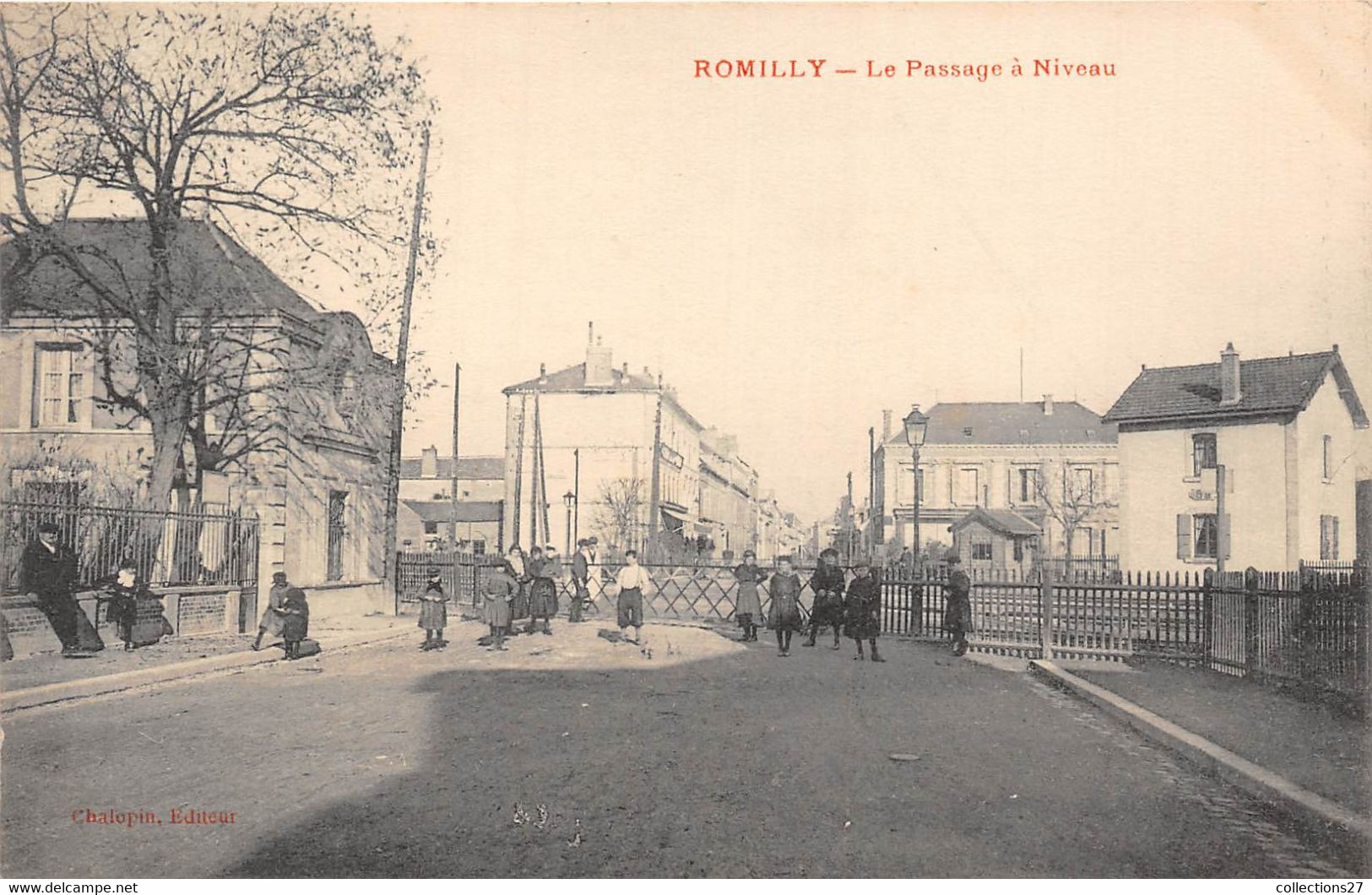 10-ROMILLY- LE PASSAGE A NIVEAU - Romilly-sur-Seine