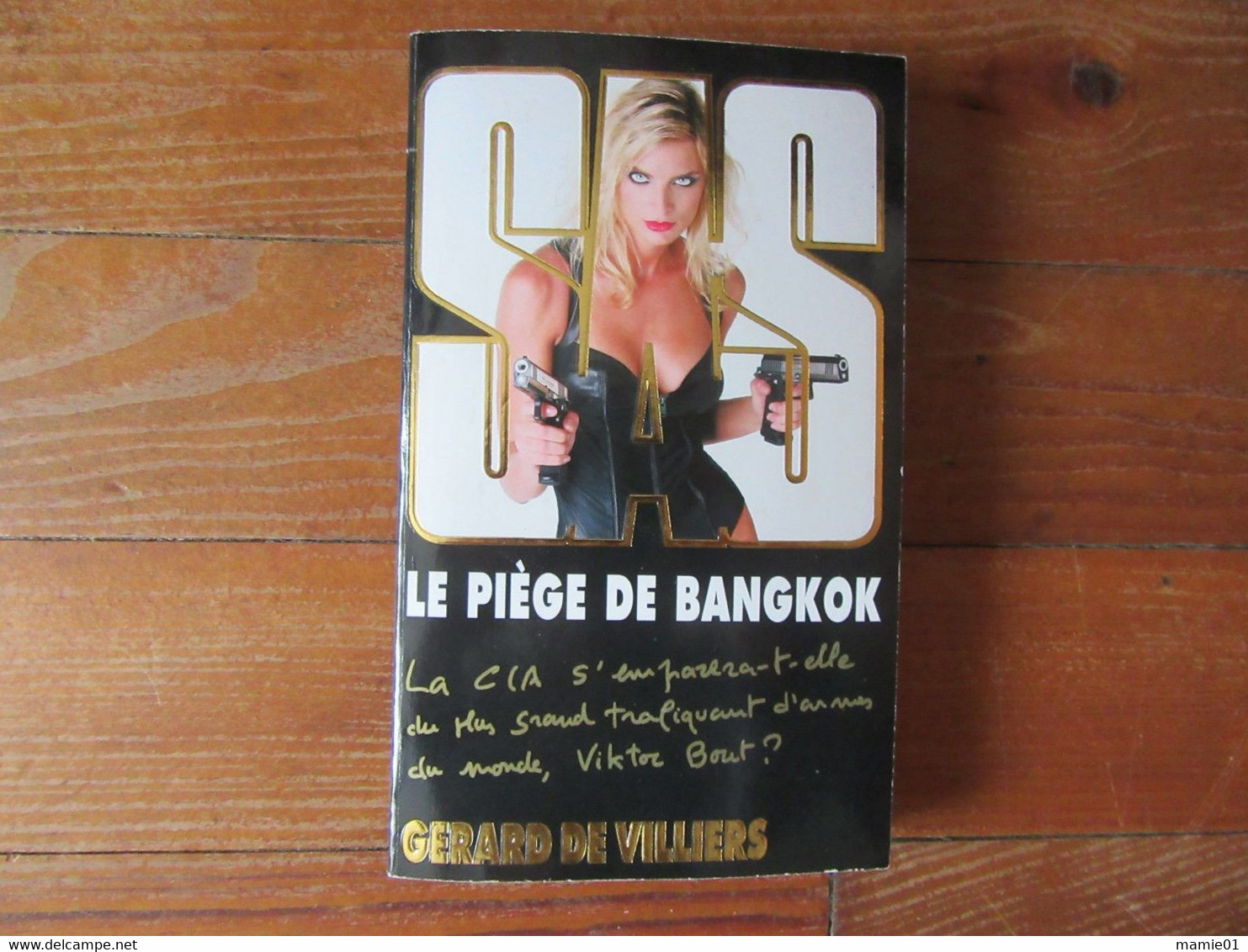 SAS     Le Piège De Bangkok   N° 180            Gérard De Villiers - SAS