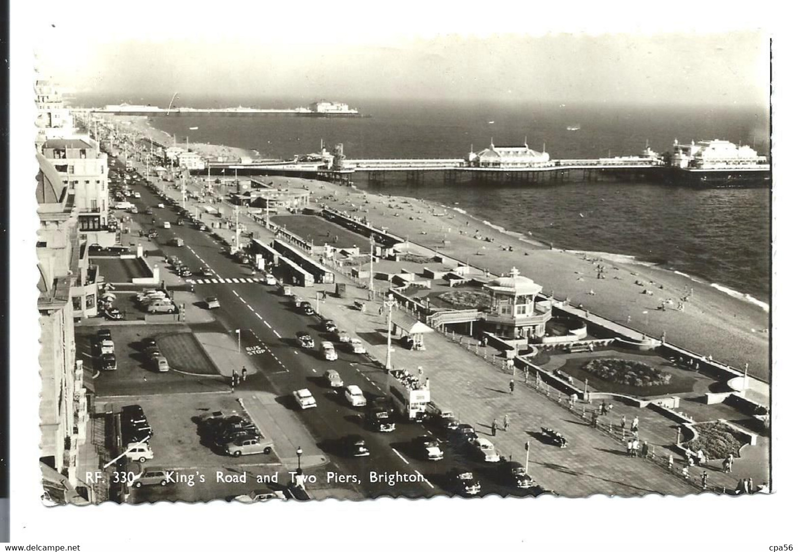 BRIGHTON - King's Road And Two Piers - Brighton