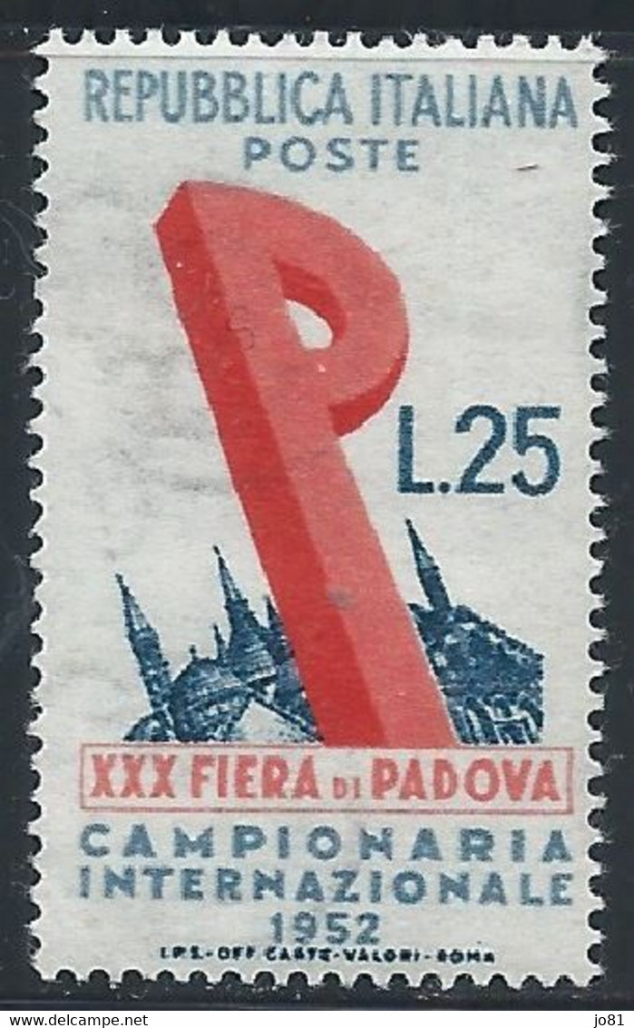 Italie YT 632 Neuf Sans Charnière - XX - MNH - 1946-60: Mint/hinged