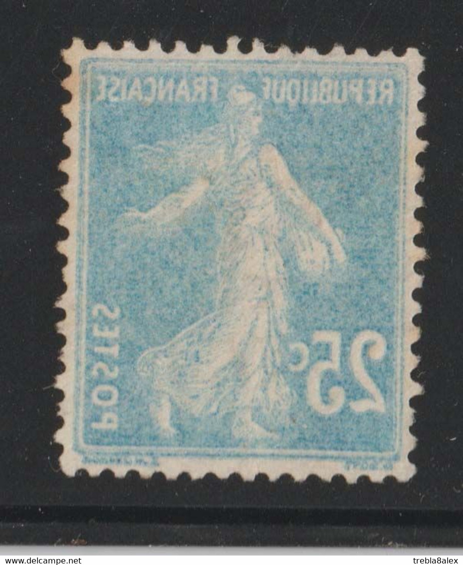 2 Timbres Semeuse N°140 Variété "recto-verso", Un Neuf, Un Oblitéré - Usati