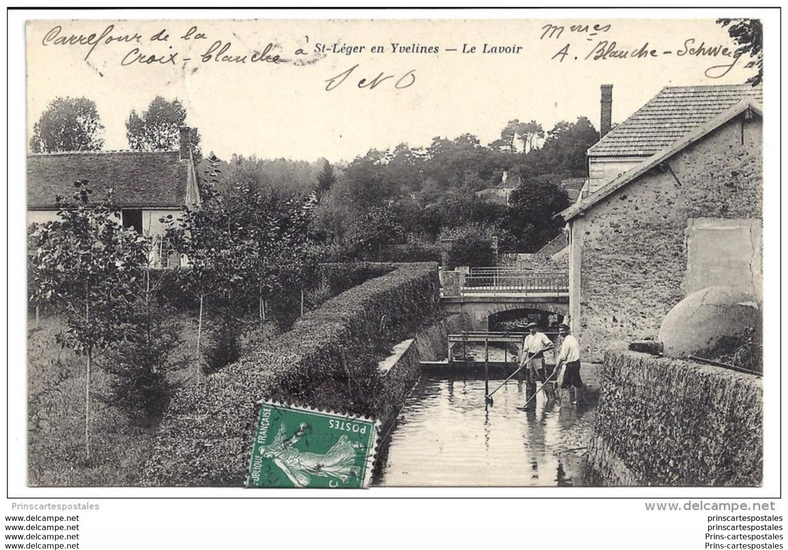 CPA 78 Saint Leger En Yvelines Lavoir - St. Leger En Yvelines