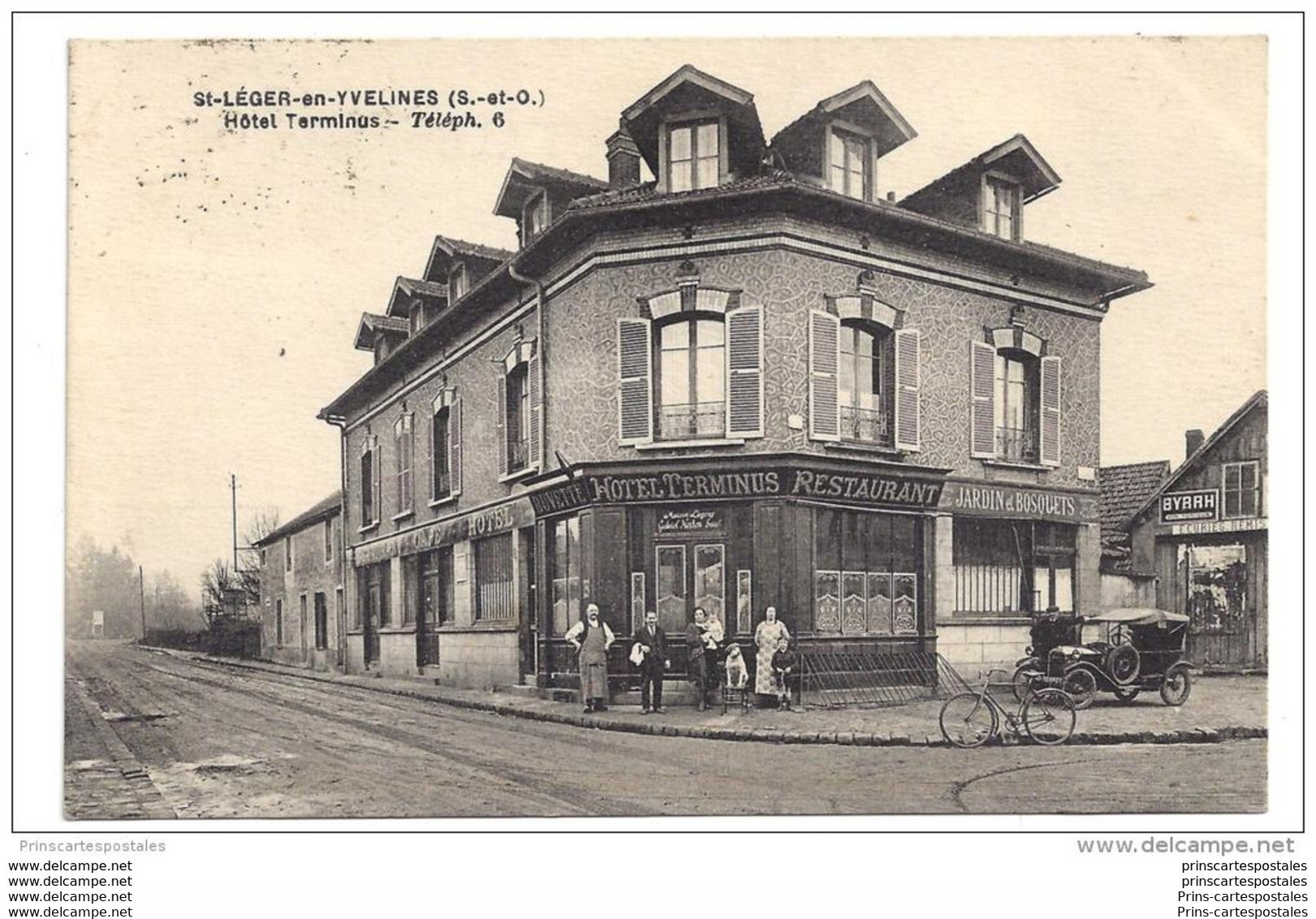 CPA 78 Saint Leger En Yvelines Hotel Terminus - St. Leger En Yvelines