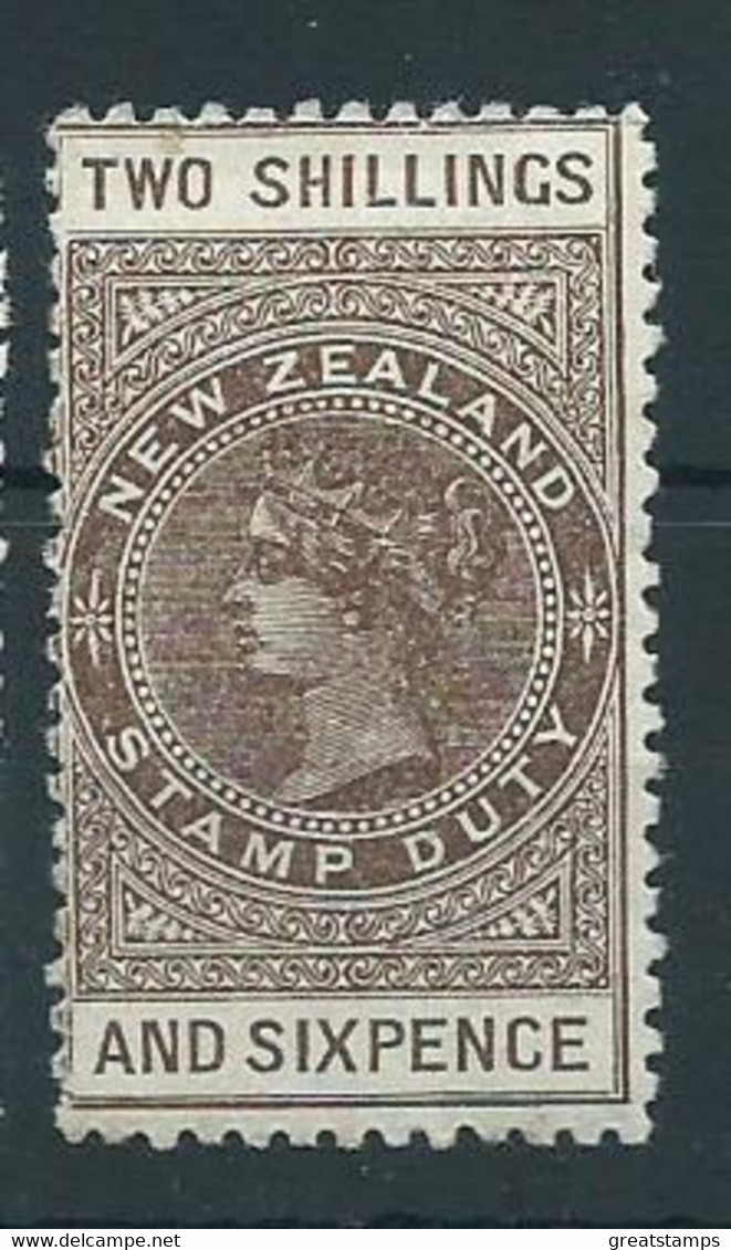 New Zealand Fiscal Perf 11 Watermark Upright Sg57 Hm - Post-fiscaal