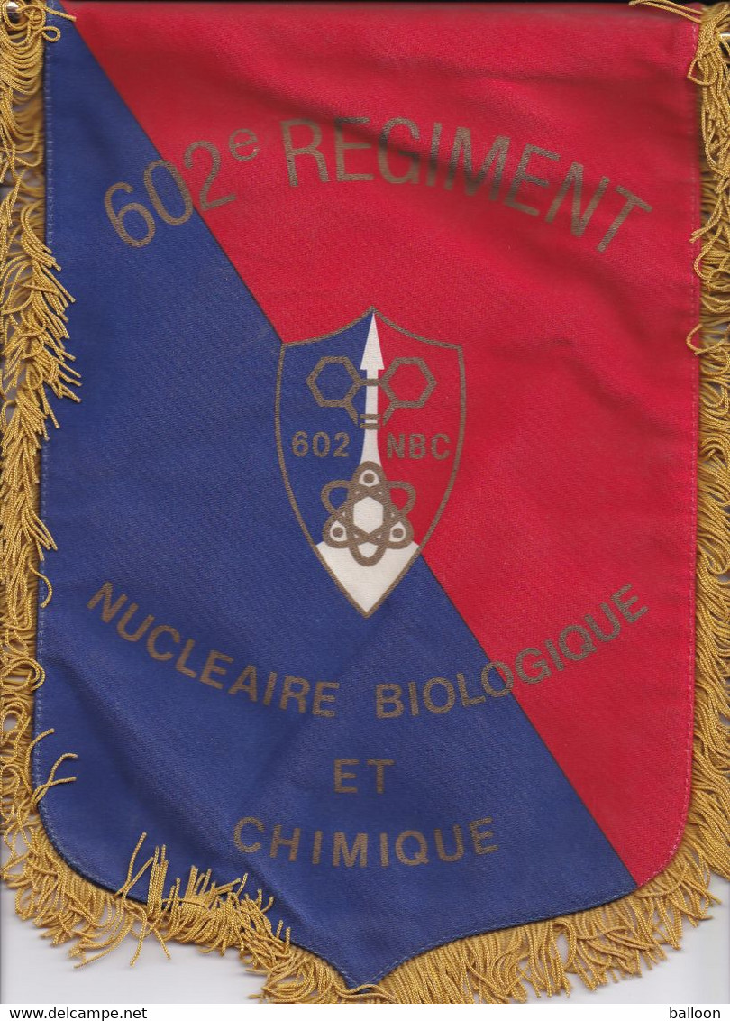 Fanion - 602° Régiment NBC - Drapeaux