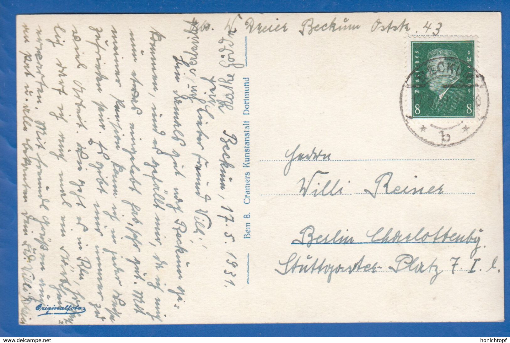 Deutschland; Beckum; Westteich; 1931 - Beckum