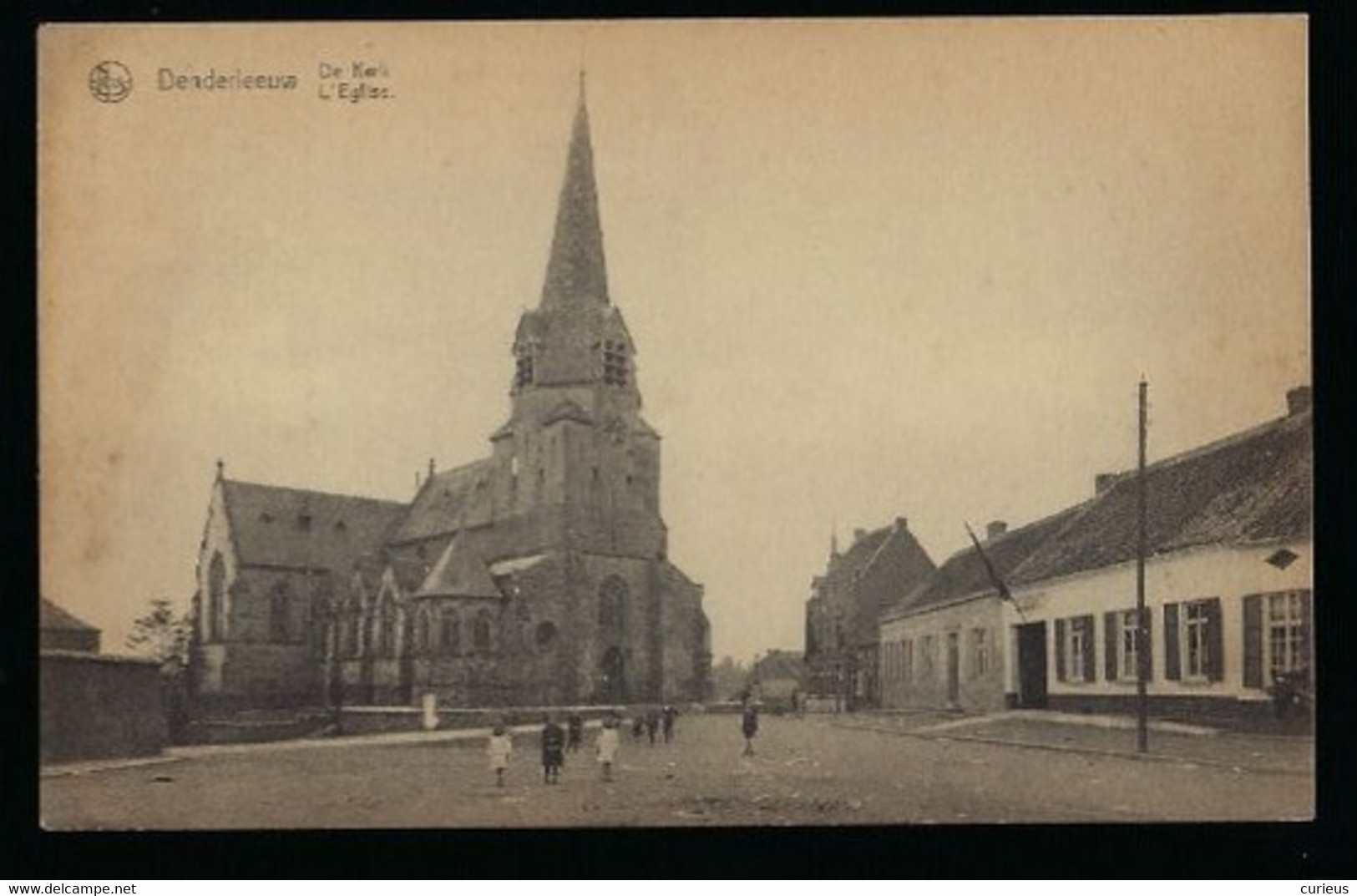 DENDERLEEUW * DE KERK * GEANIMEERD * UITG GEZUSTERS VAN MIEGHEM * 2 SCANS - Denderleeuw