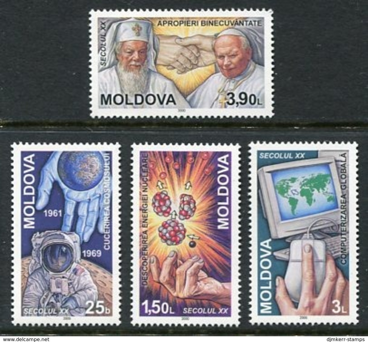 MOLDOVA 2000 20th Century Events  MNH / **.  Michel 357-60 - Moldova