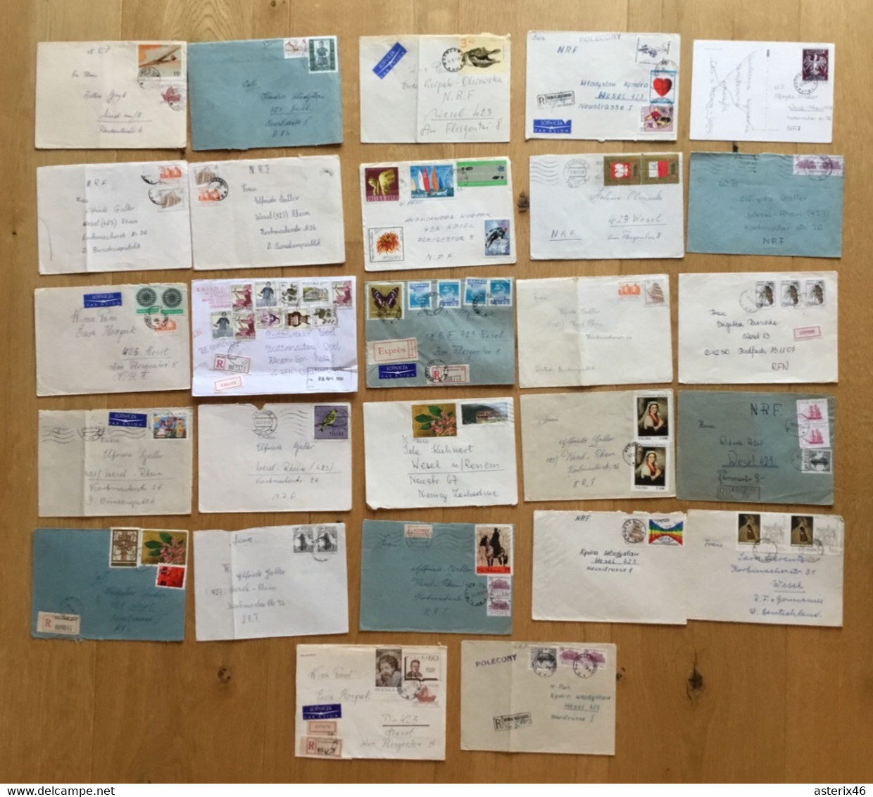 Polen Briefe Postkarten Einschreiben Lot - Other & Unclassified