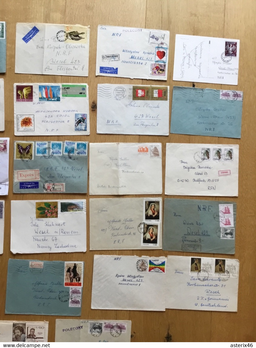Polen Briefe Postkarten Einschreiben Lot - Autres & Non Classés