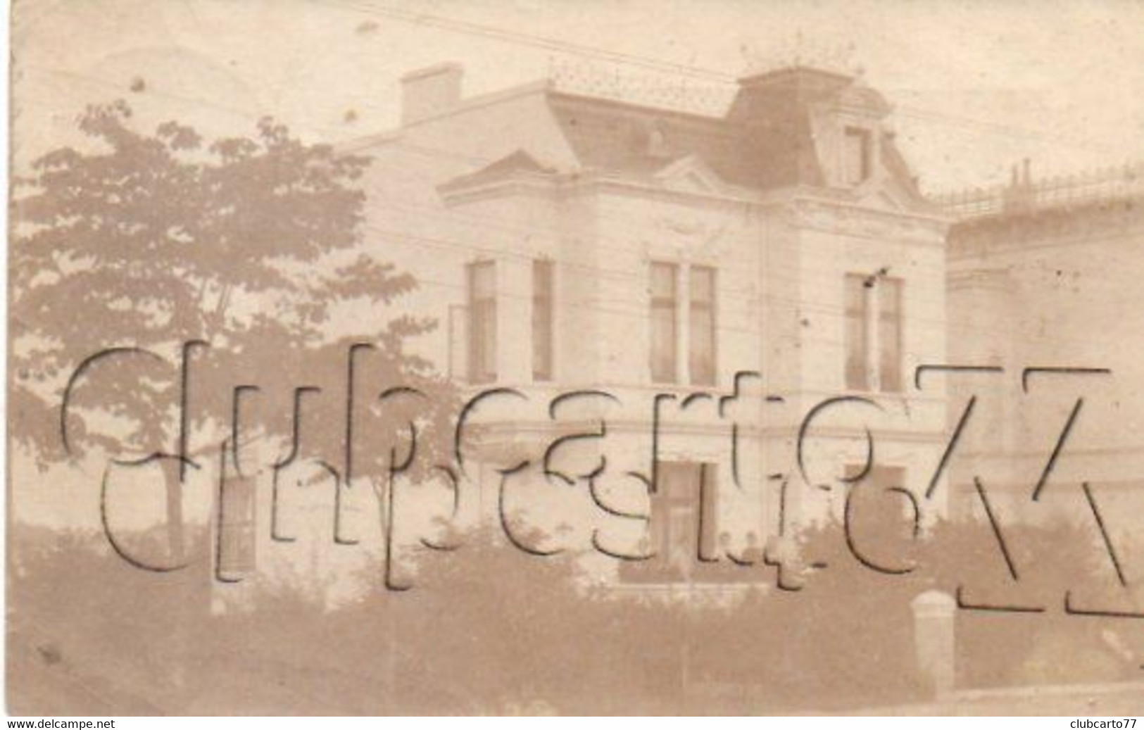 Altensteig (Allemagne, Bad-Wurtemberg) : GP D'une Villa En 1906 (animé) CP PHOTO RARE PF. - Altensteig