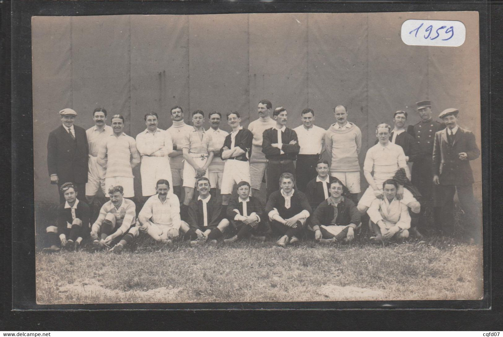 Carte Photo 1959  Racing Club De France -Grandville En 1911 Très Rare - Rugby