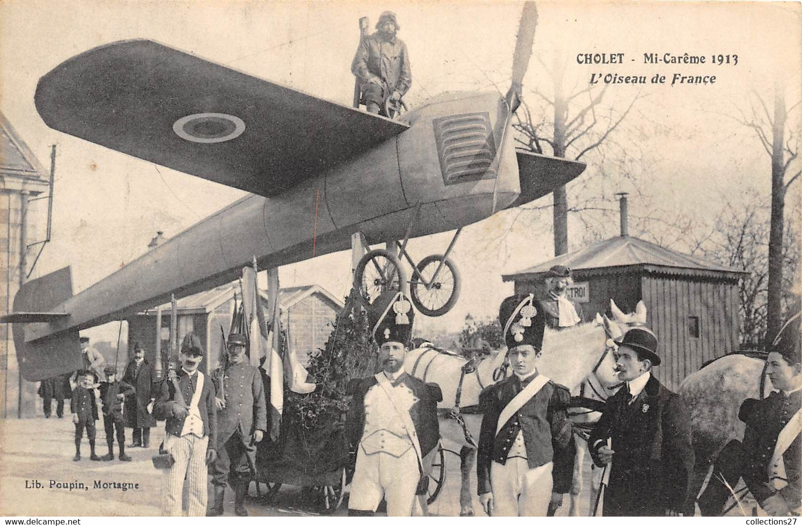 49-CHOLET- MI-CAREME 1913, L'OISEAU DE FRANCE - Cholet