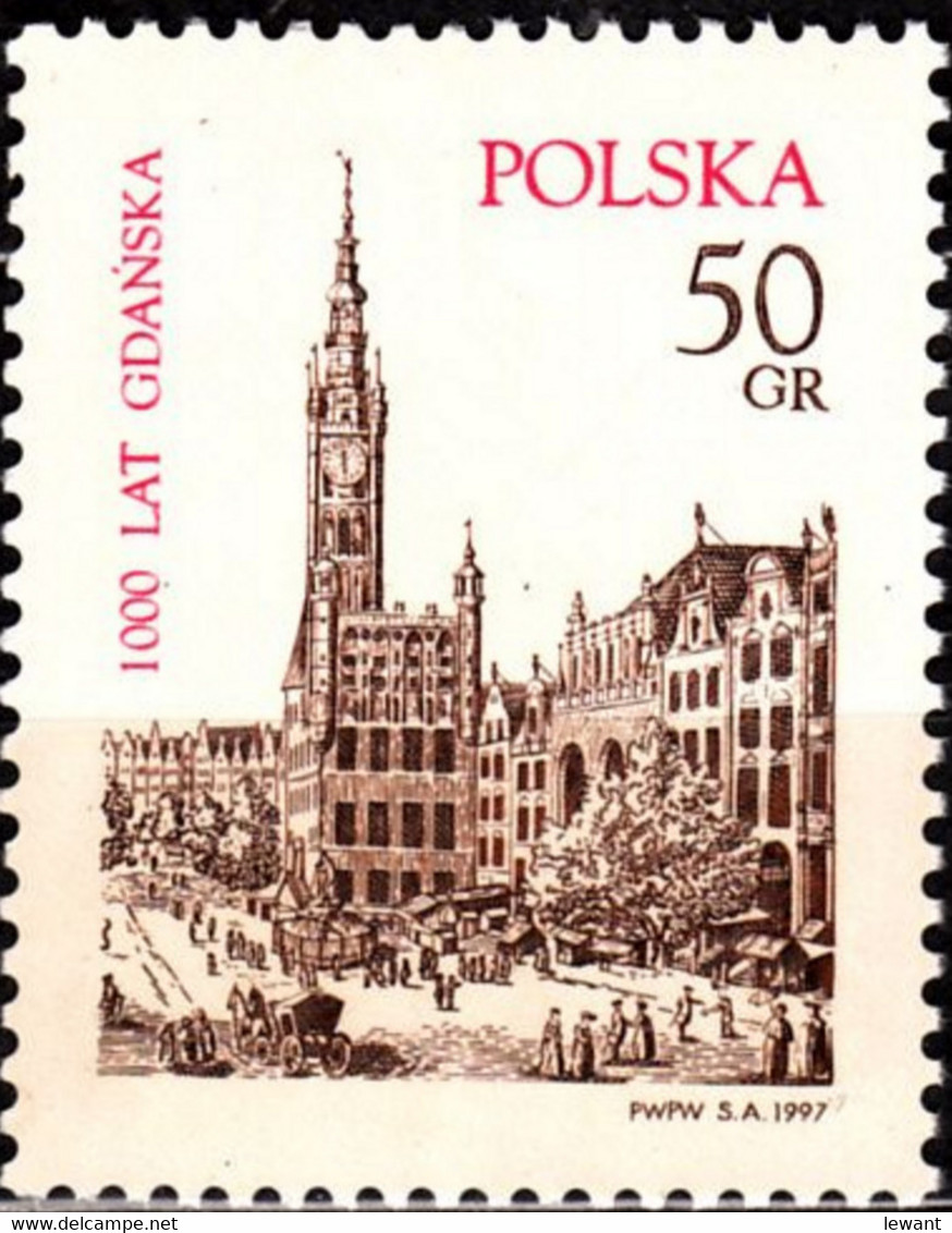 POLAND 1997 - Fi 3492 1000 Years Gdansk MNH - Neufs