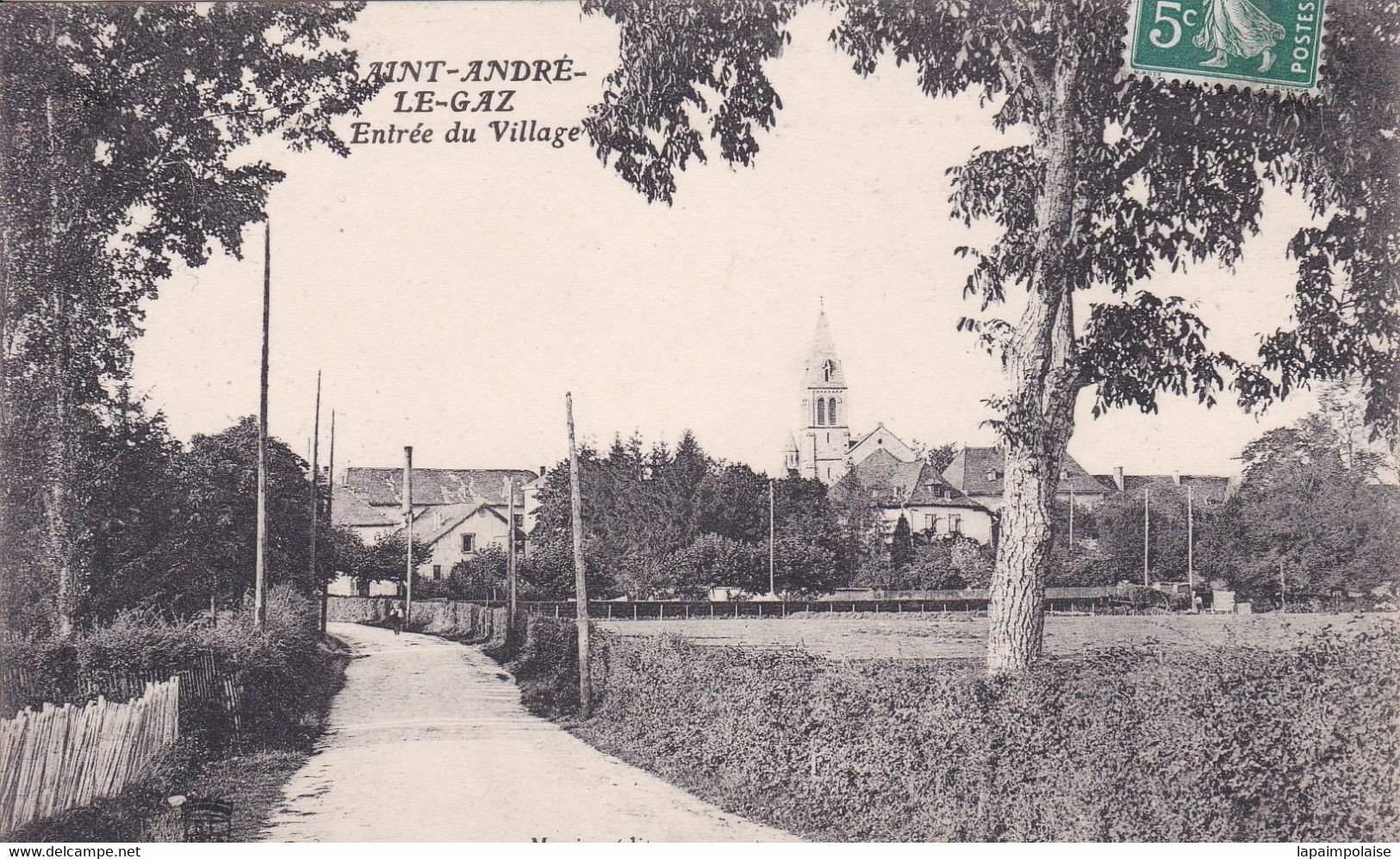 [38] Isère  Saint-André-le-Gaz Entré Du Village - Saint-André-le-Gaz