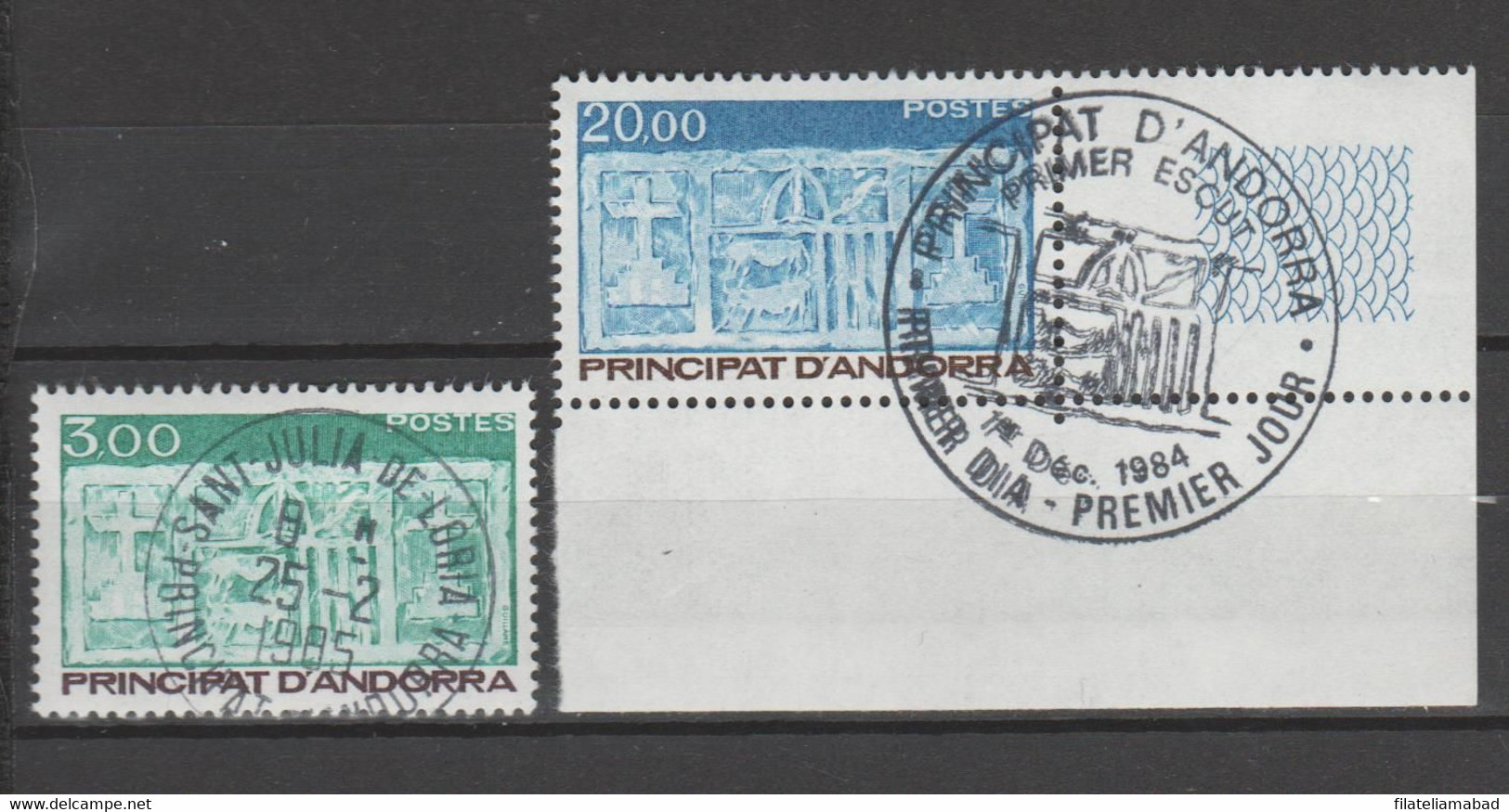 ANDORRA C. FRANCÉS  MATASELLADOS (S.8) - Used Stamps