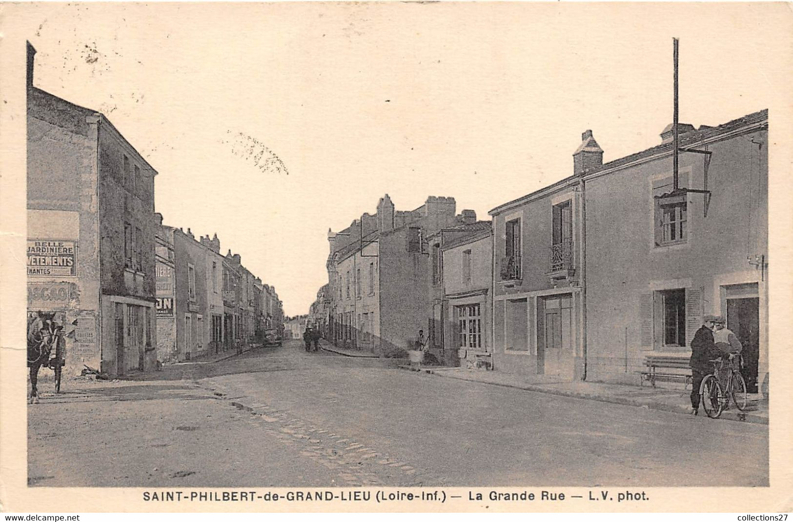 44-SAINT-PHILBERT-DE-GRAND-LIEU- LA GRANDE RUE - Saint-Philbert-de-Grand-Lieu