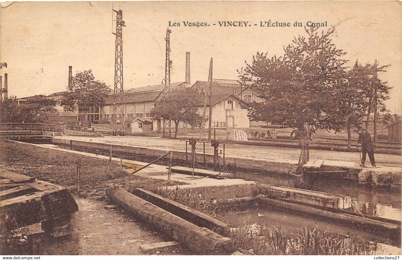 88-VINCEY- L'ECLUSE DU CANAL - Vincey