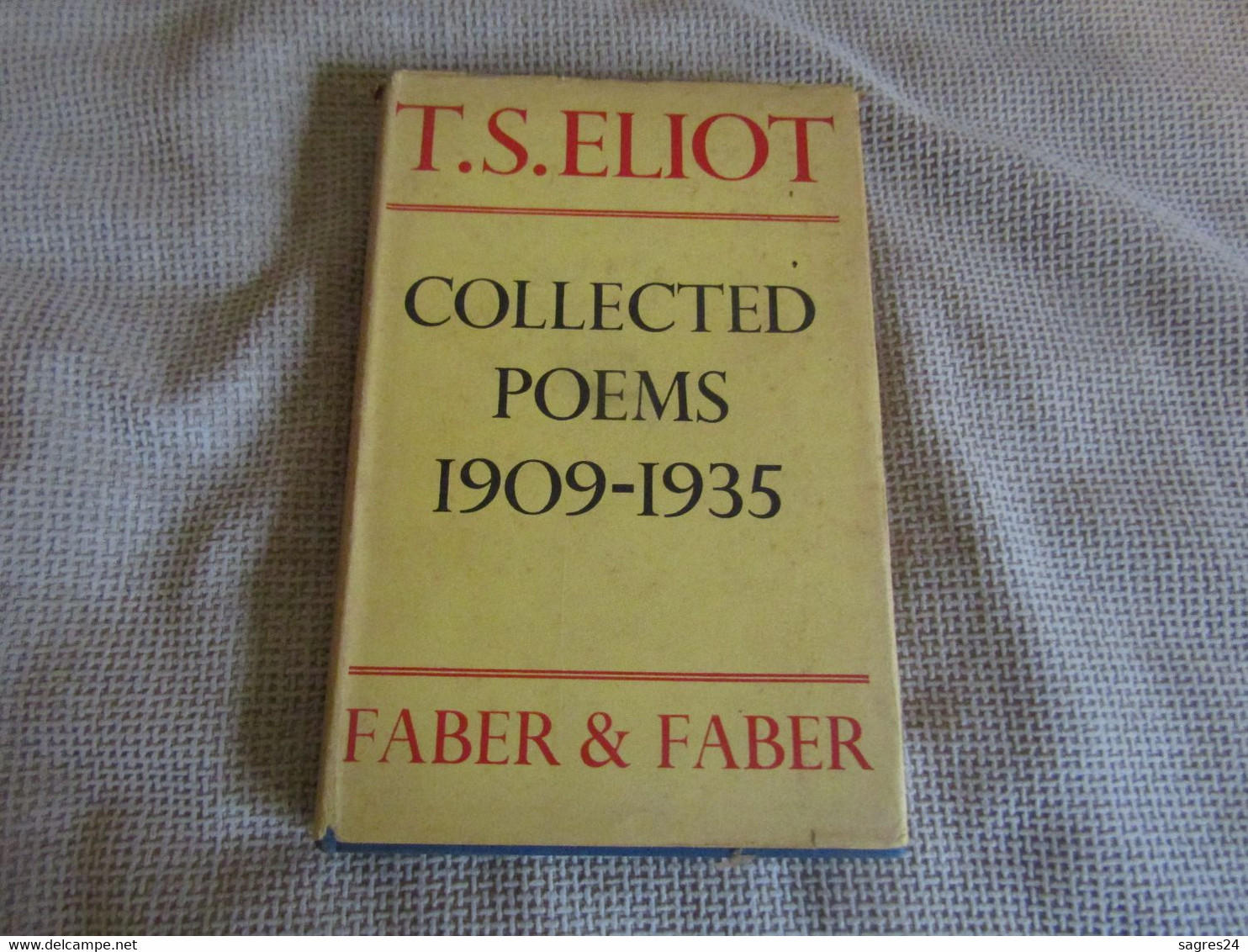 T.S.Eliot - Collected Poems 1909 - 1935 - Faber & Faber - Hardcover - 1954 - 1950-Maintenant