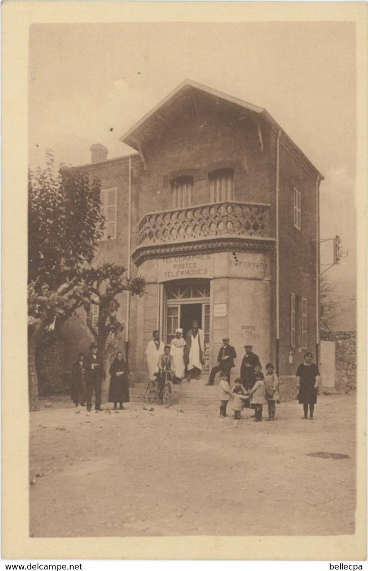 ALGERIE EL KANTARA Bureau Des Postes Et Télégraphes Très Belle Animation Carte Rare - Autres & Non Classés