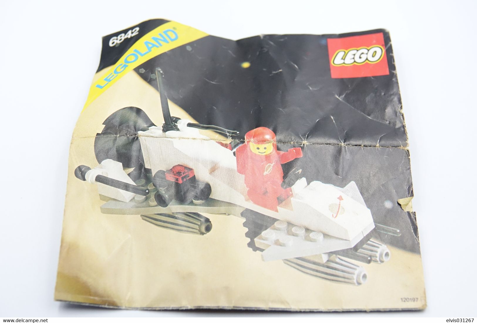 LEGO - 6842 Shuttle Craft Box And Instruction Manual - Original Lego 1981 - Vintage - Catalogues