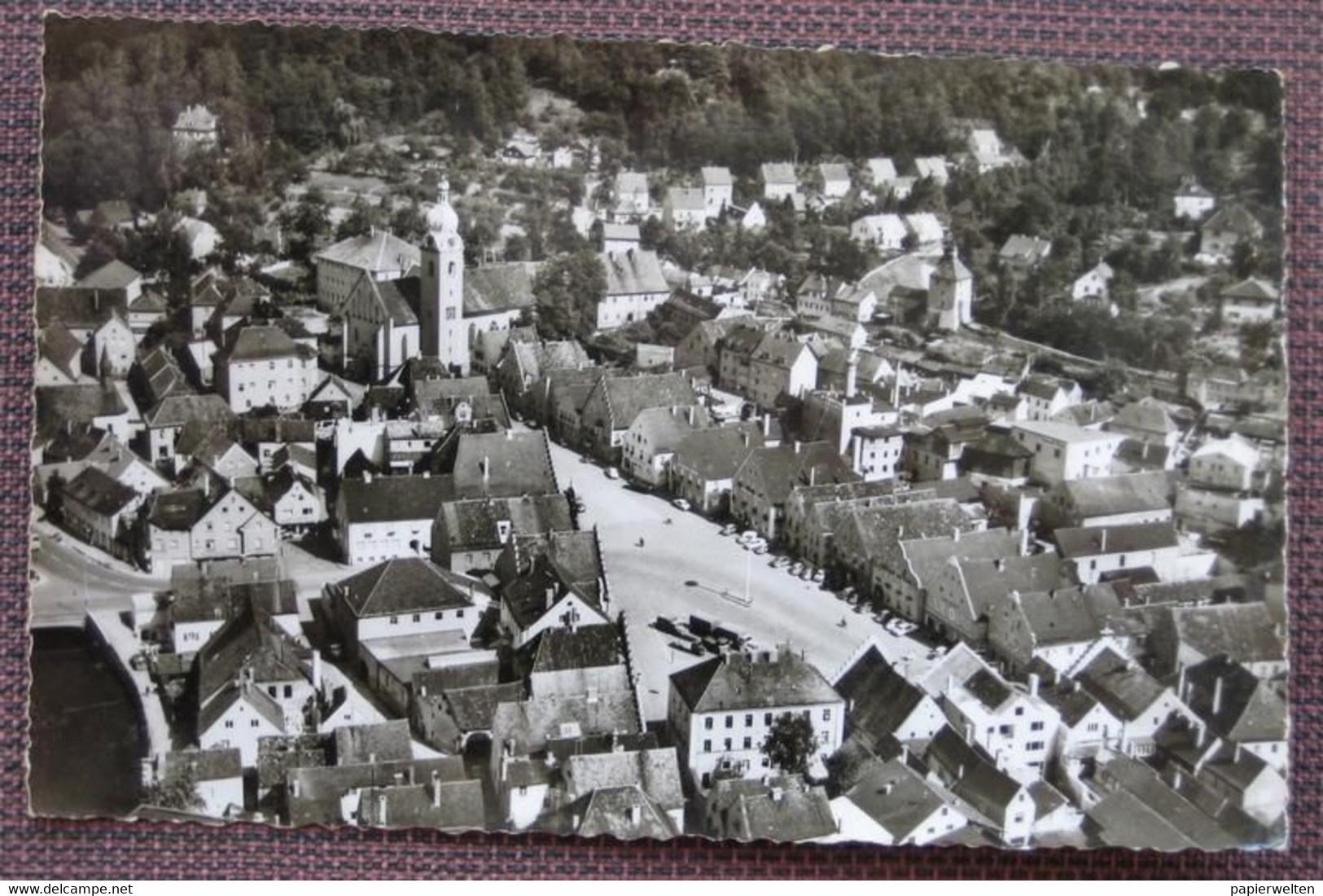 Schwandorf - Flugaufnahme / Bahnpost - Schwandorf