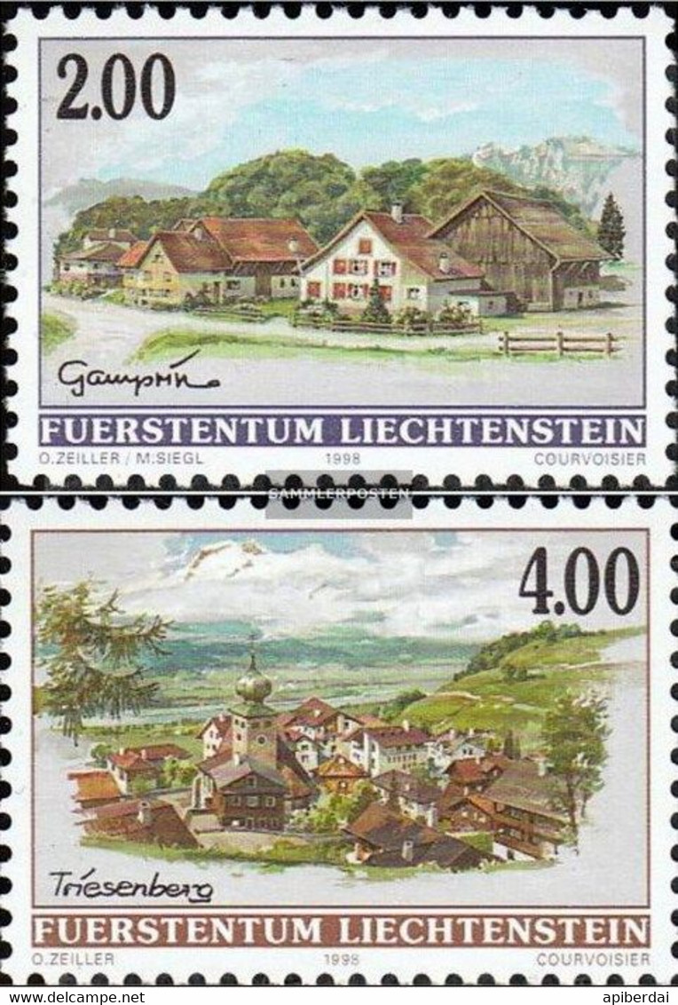 Liechtenstein - 1998 Vues Villageoises Unused Serie - Briefe U. Dokumente