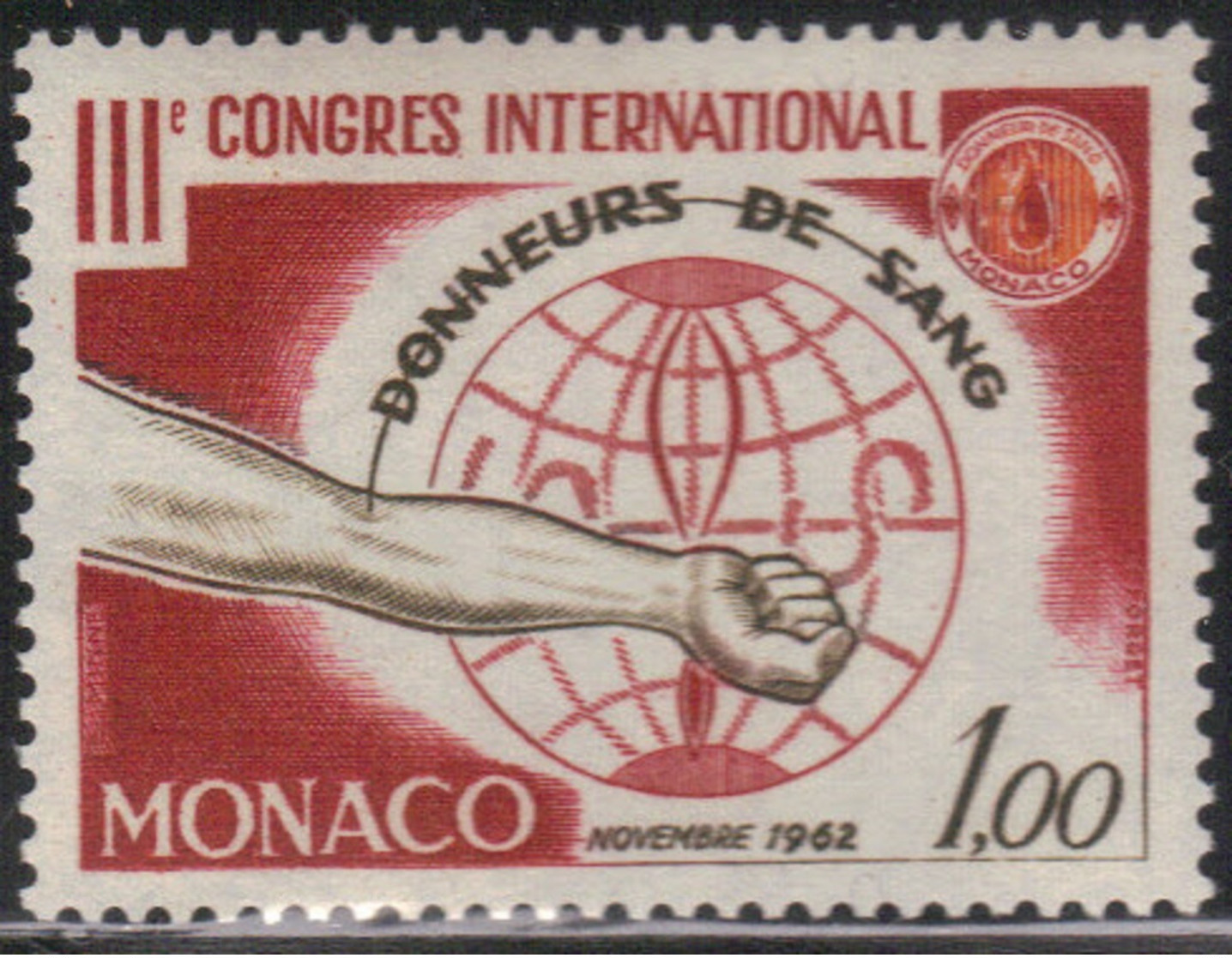 Monaco 1962 Yvert 598 Neuf** MNH (AE78) - Nuovi