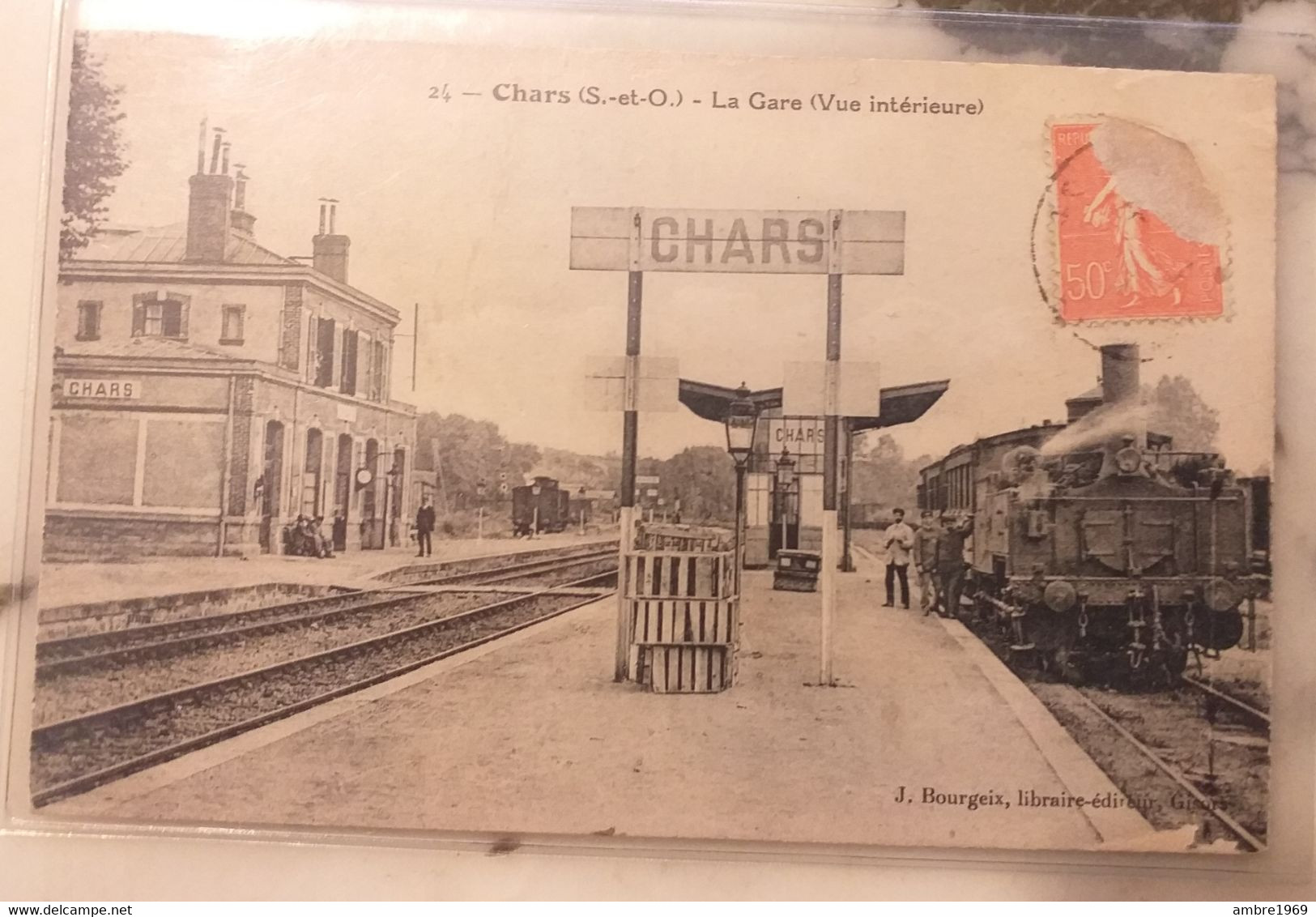 95 CHARS - La Gare, Vue Intérieure - Chars