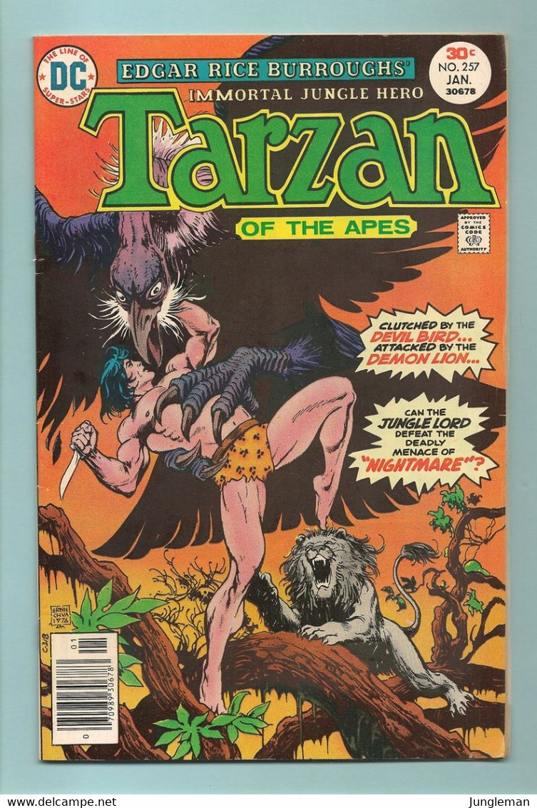 Tarzan Nr 257 - (In English) DC - National Periodical Publications. Inc. - January 1977 - Joe Kubert - BE - DC