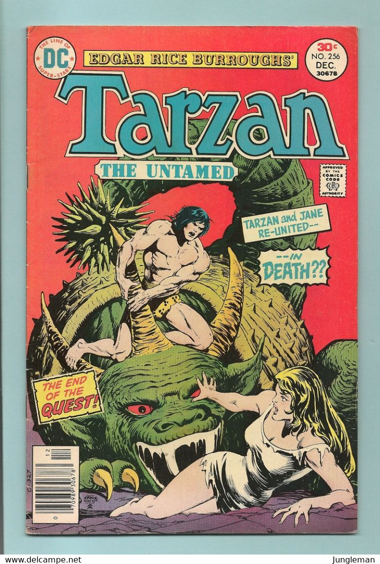 Tarzan Nr 256 - (In English) DC - National Periodical Publications. Inc. - December 1976 - Rudy Florese - BE - DC