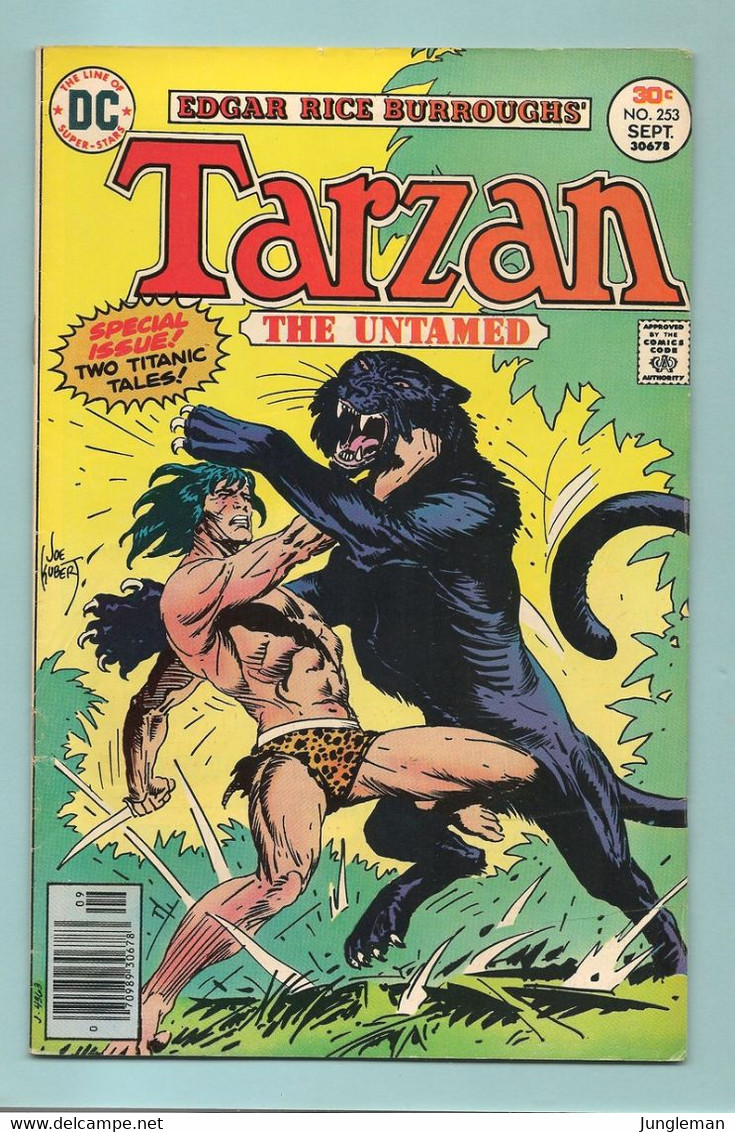 Tarzan Nr 253 - (In English) DC - National Periodical Publications. Inc. - September 1976 - Jose Luis Garcia-Lopez - BE - DC