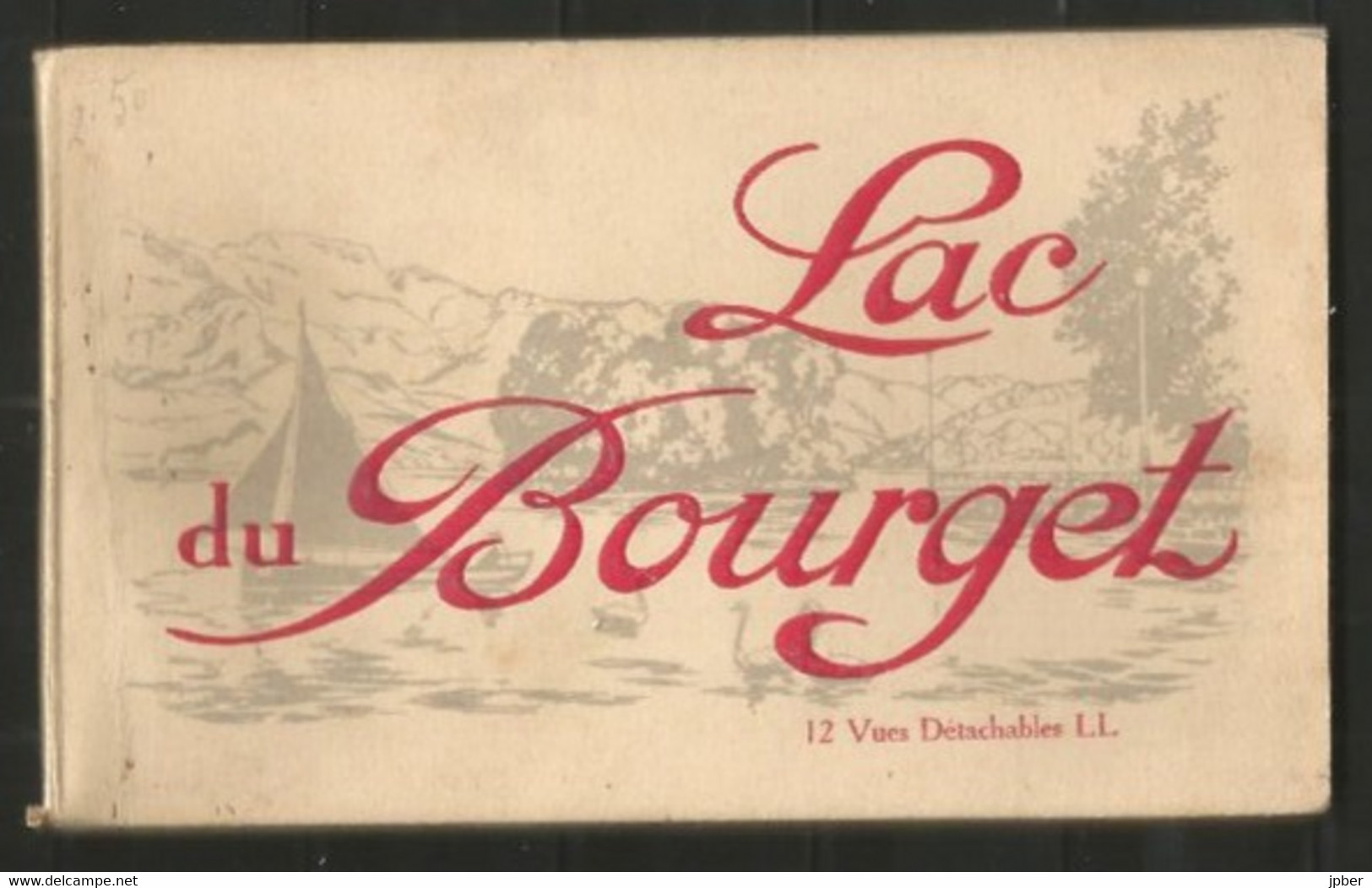 France - LAC DU BOURGET - Carnet Complet De 12 Vues - - Bourges