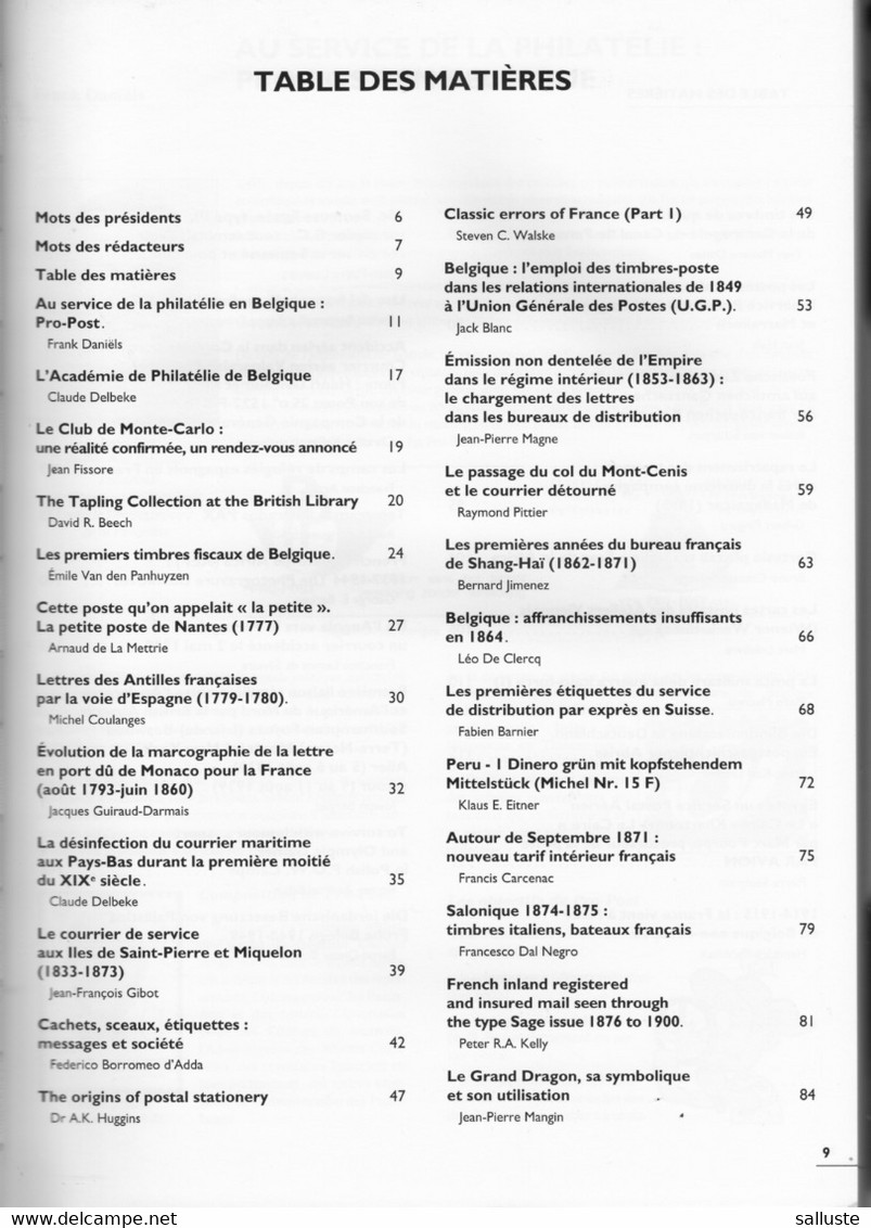 OPUS N° 2 - Revue Officielle De L'Académie Européenne De Philatélie - Philatelie Und Postgeschichte