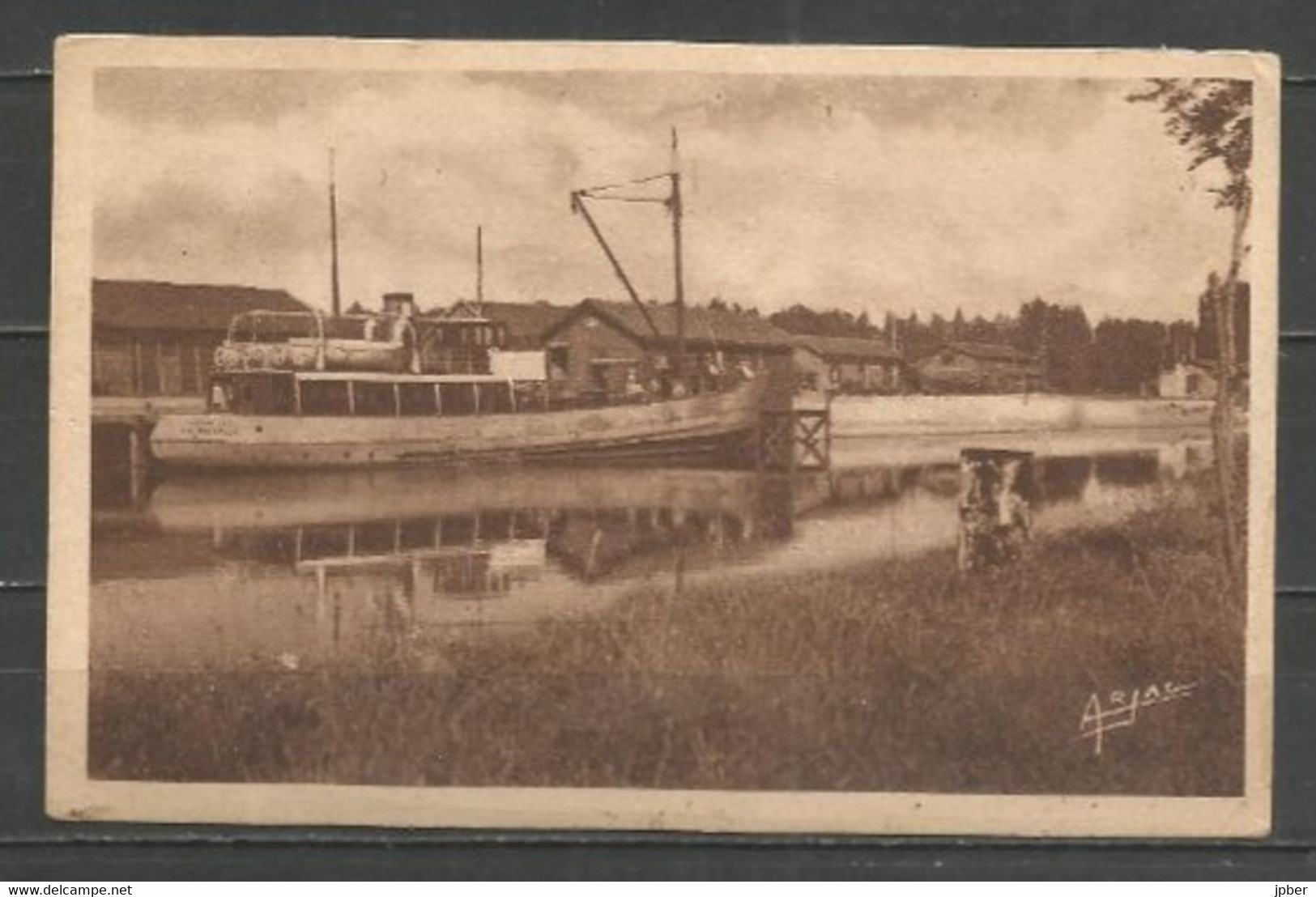 France - BOYARDVILLE - 1 CP - Départ Du Bateau Le "Pierre Loti" - Otros & Sin Clasificación