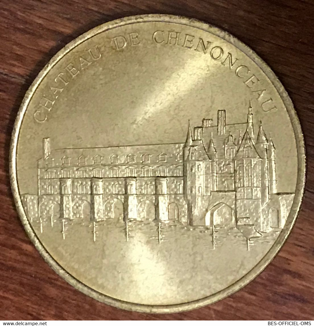 37 CHÂTEAU DE CHENONCEAU MDP 2001 MEDAILLE SOUVENIR MONNAIE DE PARIS JETON TOURISTIQUE MEDALS COINS TOKENS - 2001