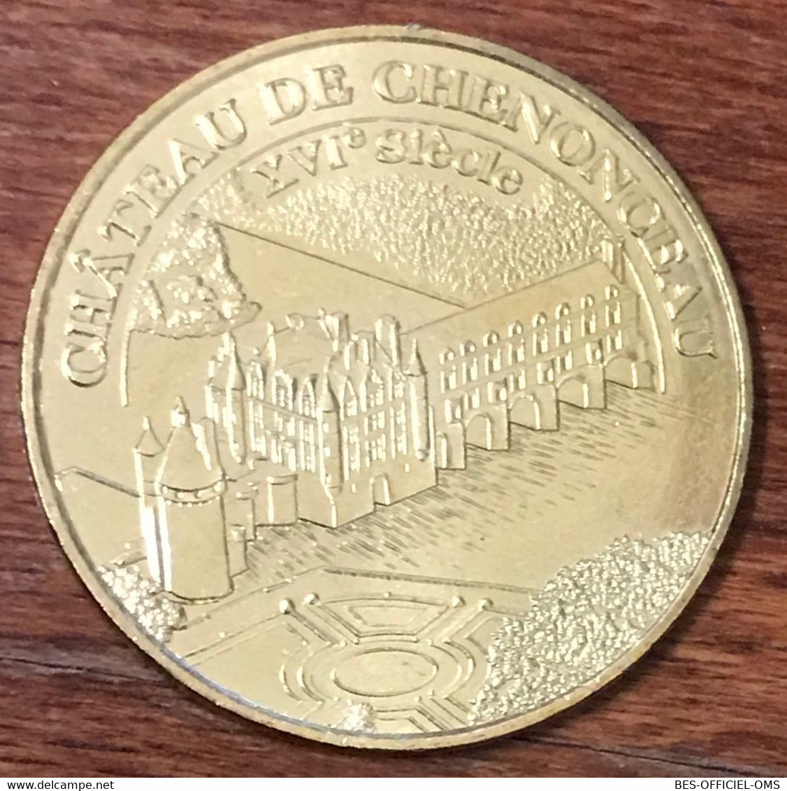 37 CHÂTEAU DE CHENONCEAU XVIe SIÈCLE MDP 2018 MEDAILLE SOUVENIR MONNAIE DE PARIS JETON TOURISTIQUE MEDALS COINS TOKENS - 2018